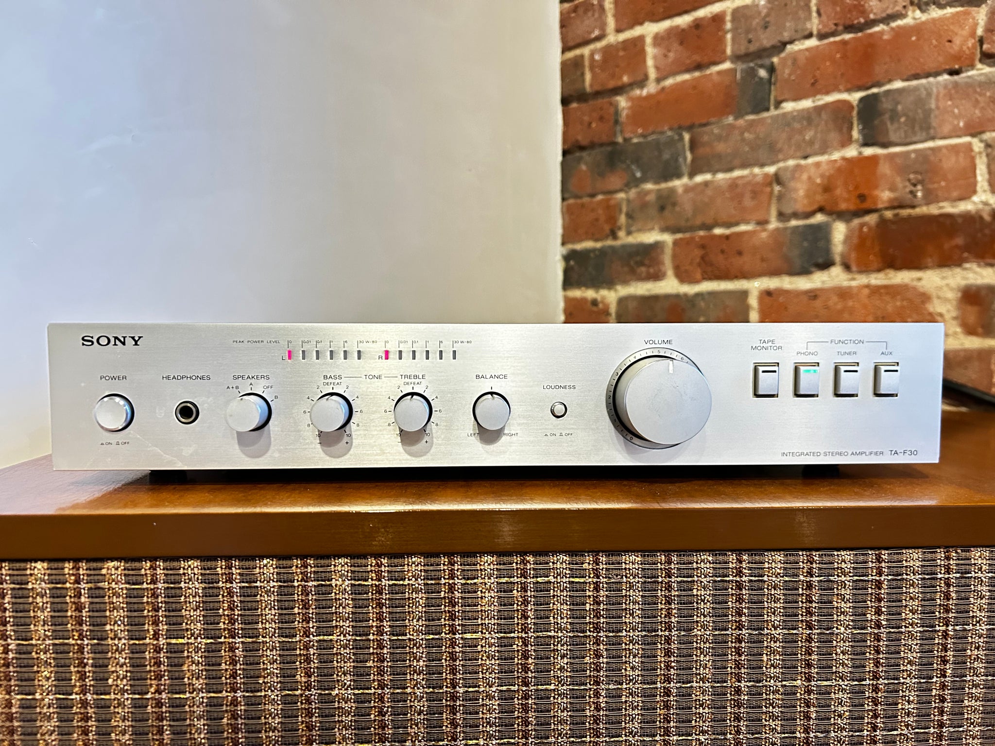 Sony TA-F30 Vintage Integrated Amp, European Import – Holt Hill Audio