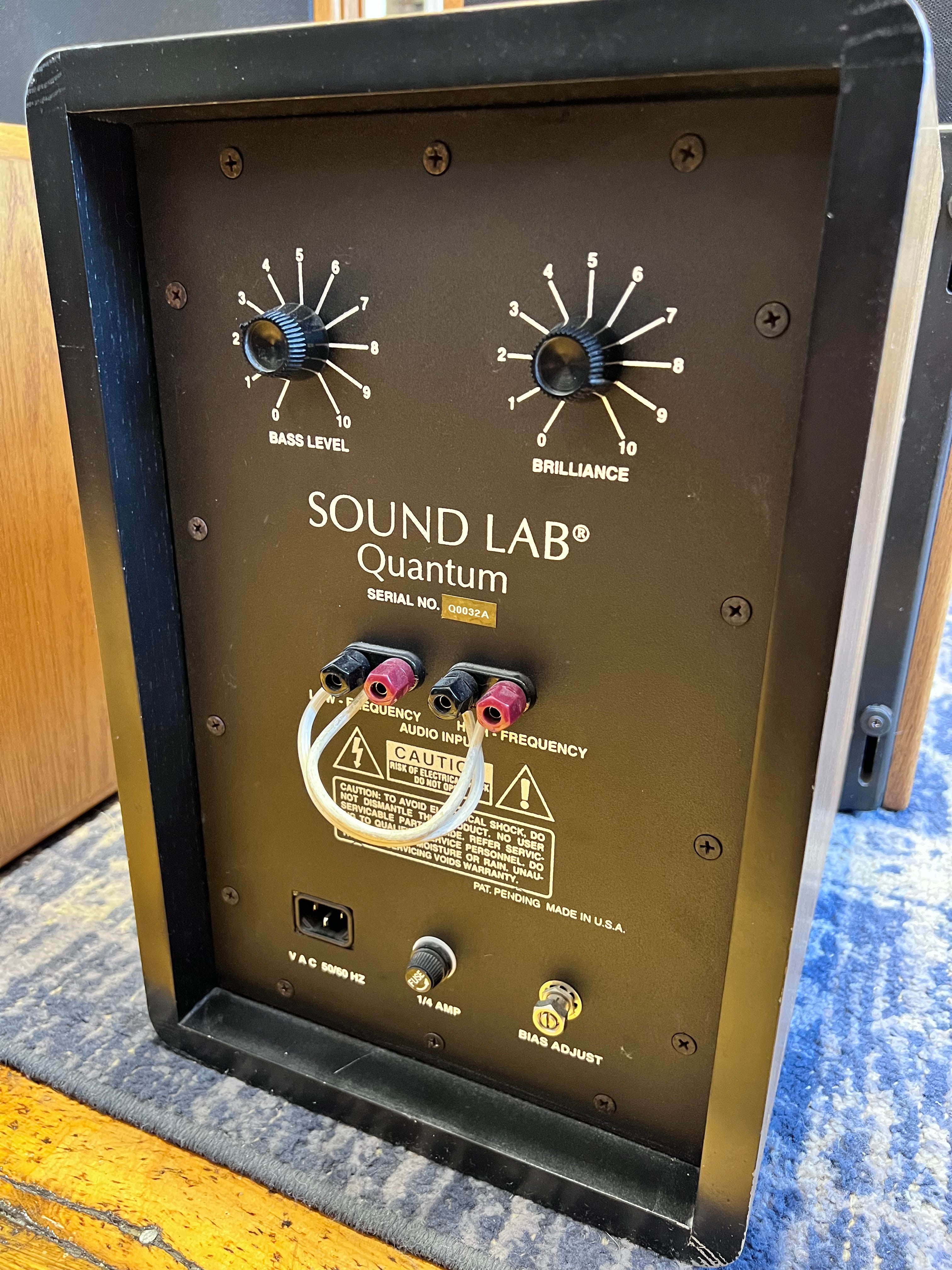 Sound Lab Quantum Hybrid-Electrostatic Speakers