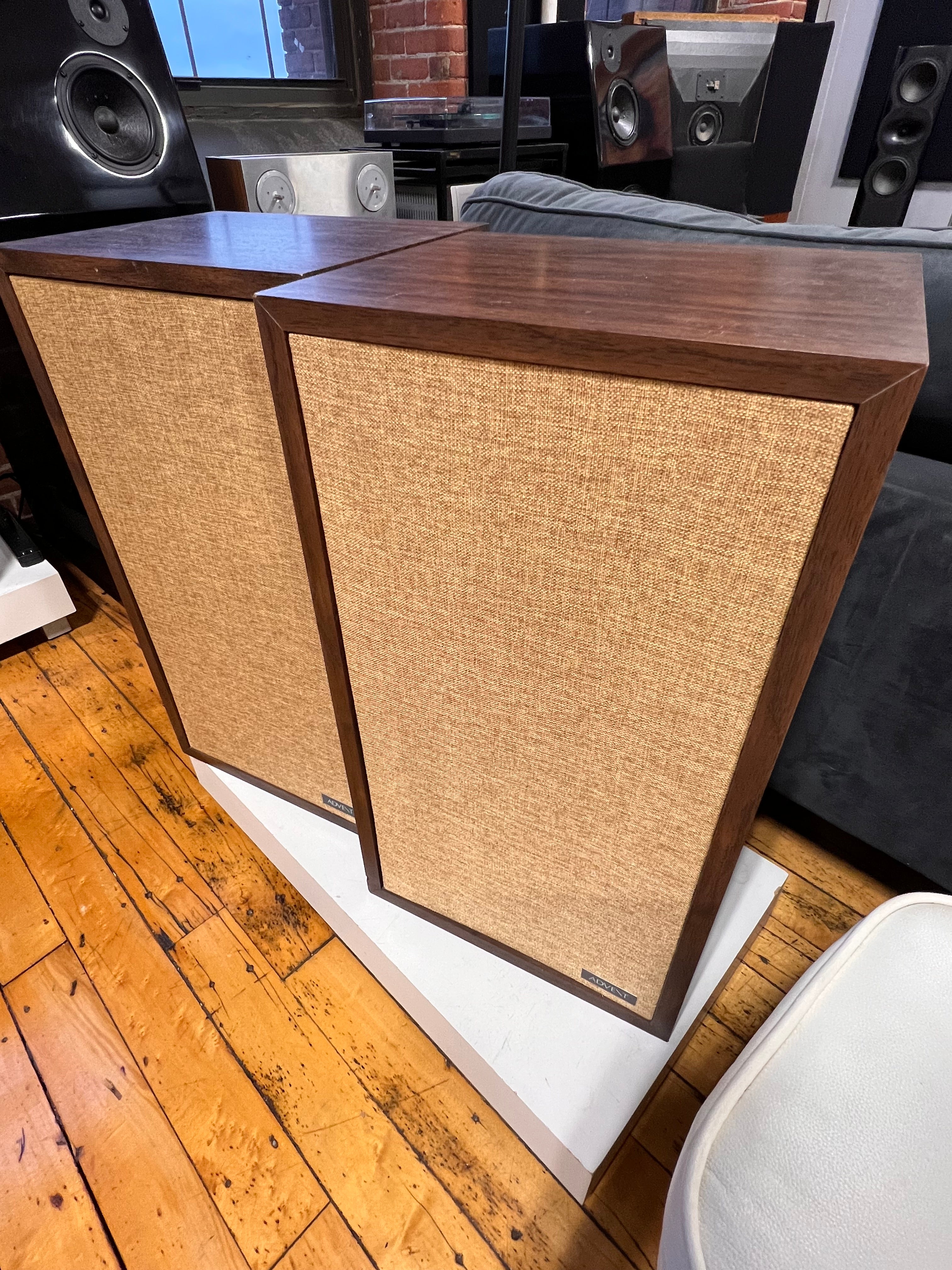 The "New" Advent Loudspeaker, Utility Cabinets, Simulated Wood Veneer