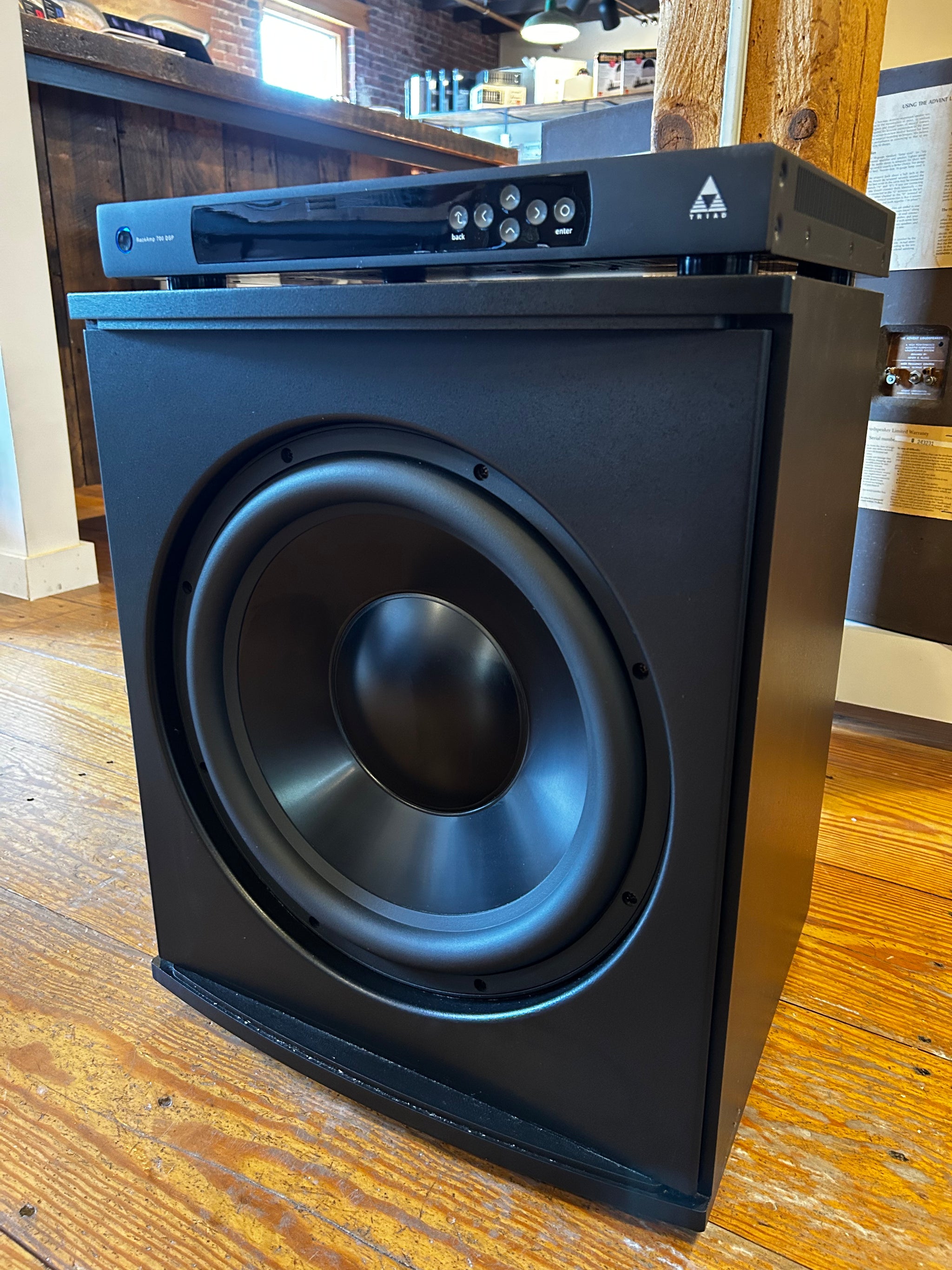 Triad Gold In-Room Subwoofer & RockAmp 700DSP - SOLD – Holt Hill Audio