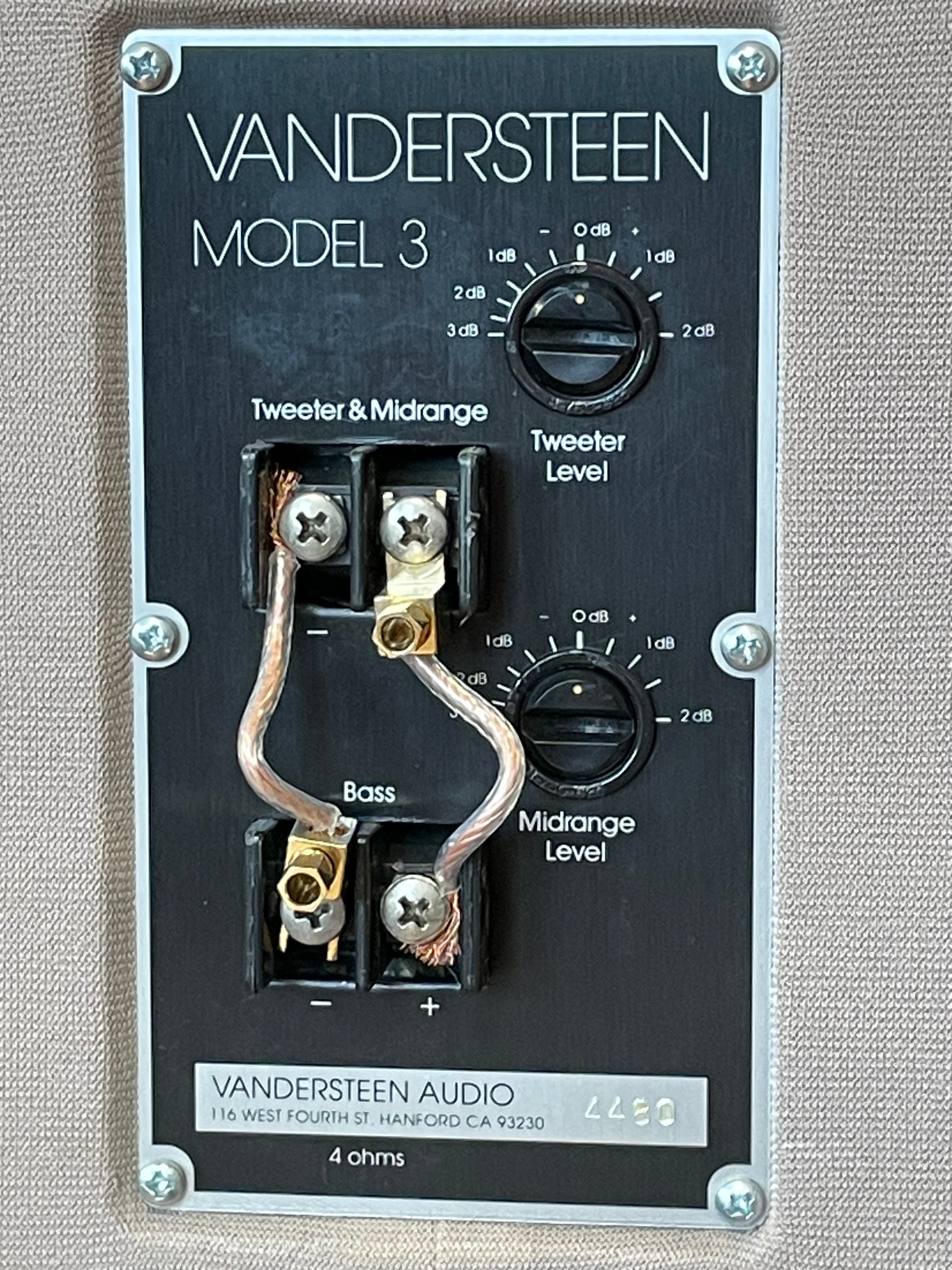 Vandersteen Audio Model 3 "Rare Sand Socks"