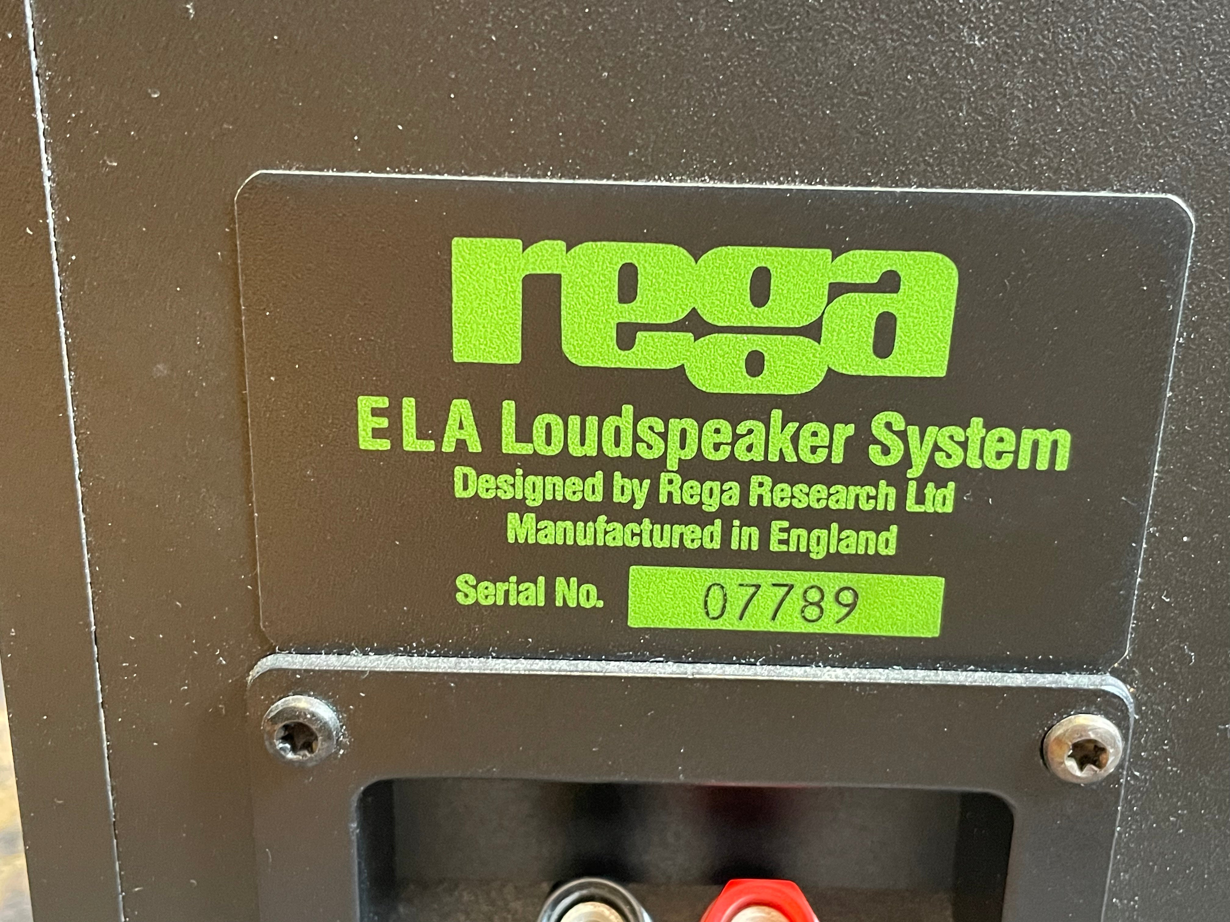Rega, ELA Series One "Rare Shockingly Great Small Towers"
