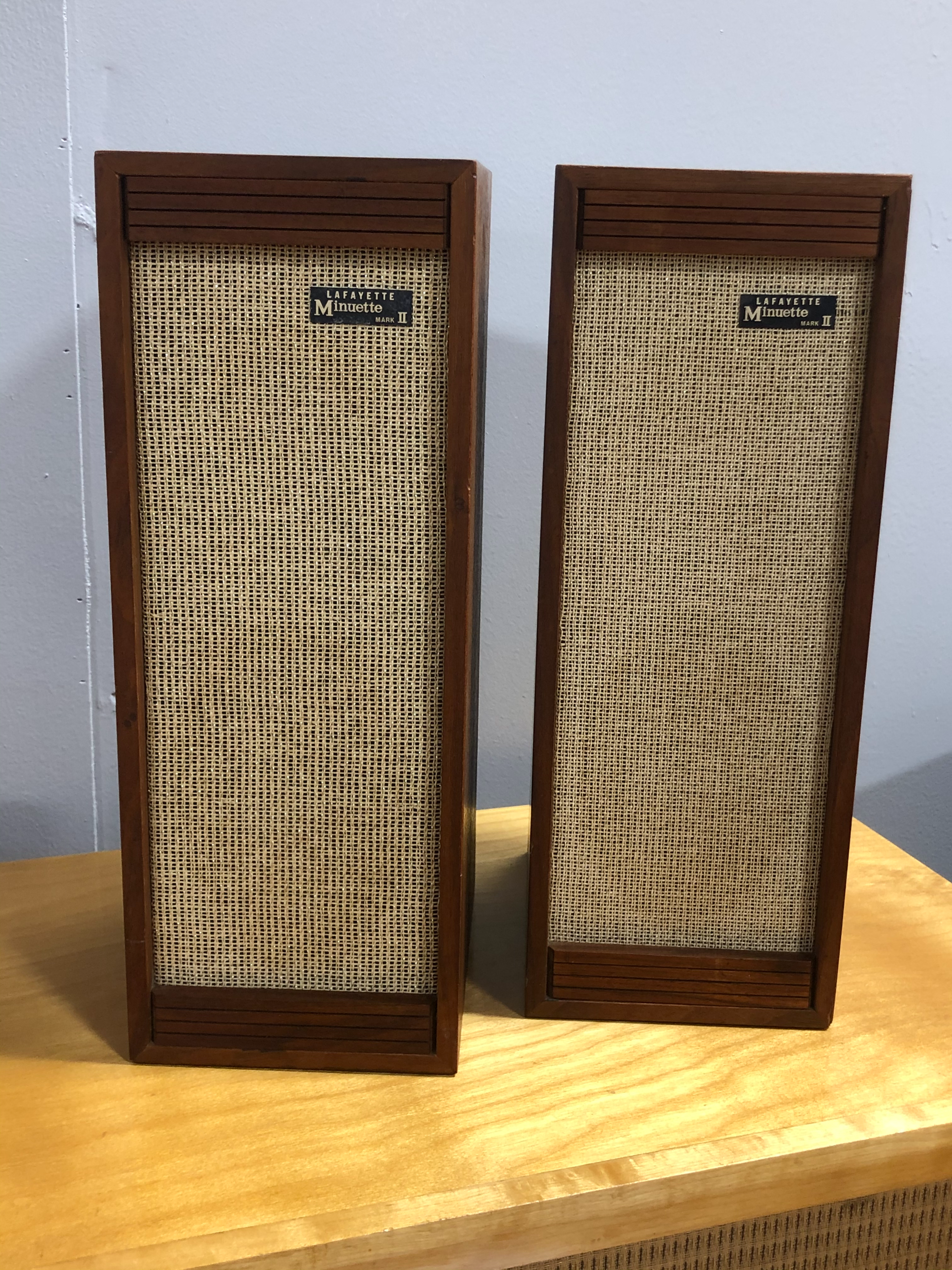 Lafayette Minuette Mark II Vintage Bookshelf Speakers - SOLD