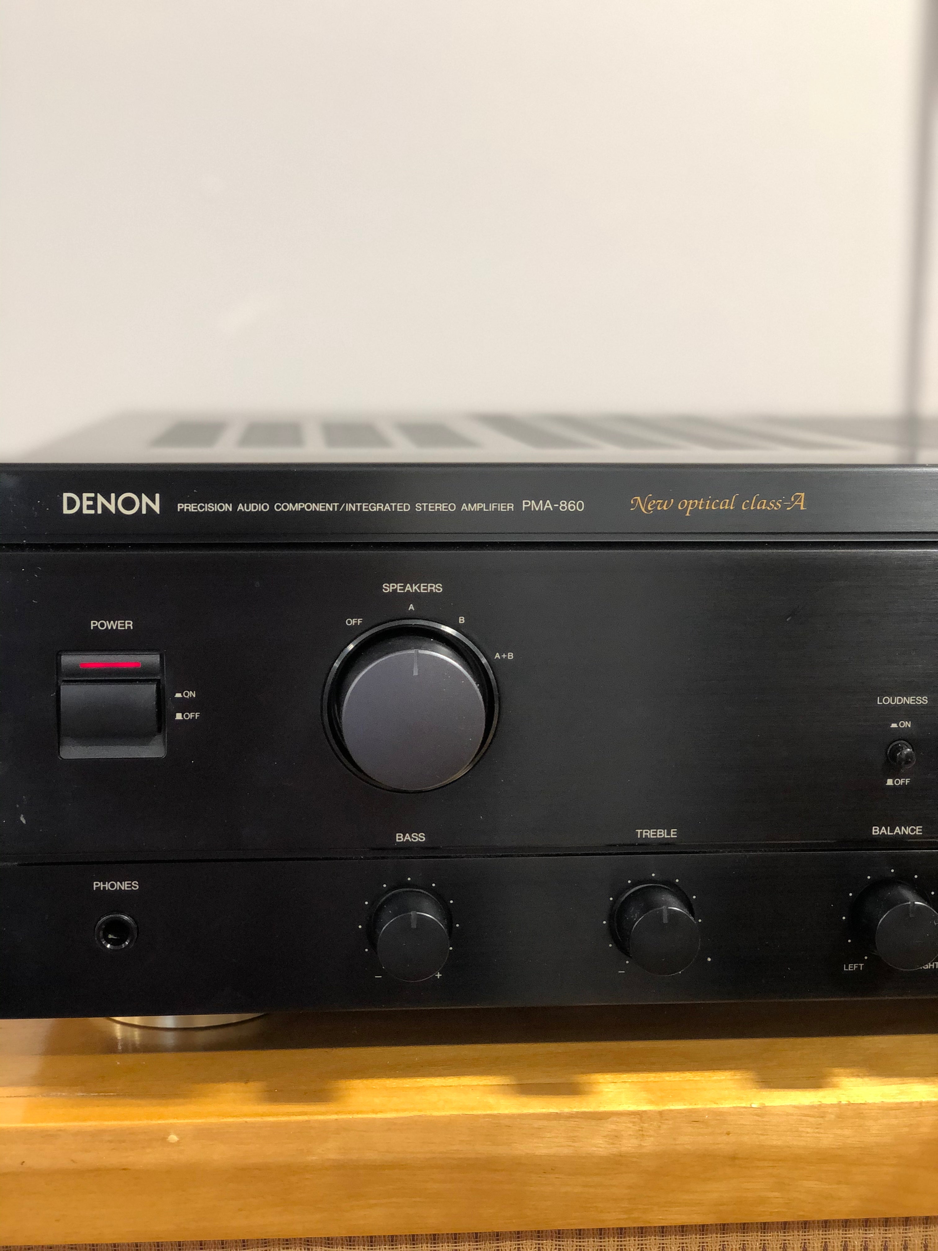 Denon PMA-860 Stereo Integrated Amplifier, Robust Power - SOLD