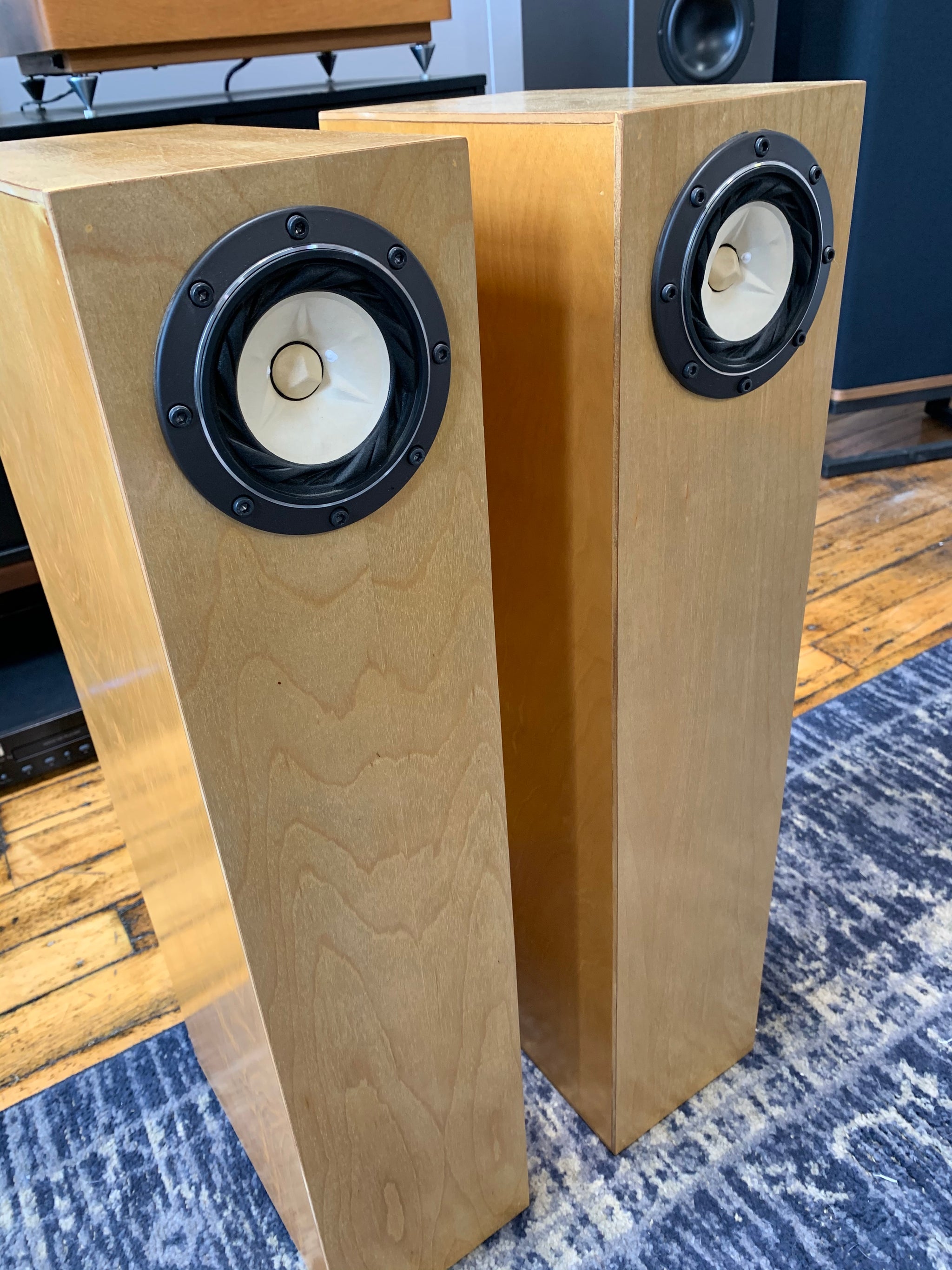 Fostex (Horn Shoppe) FE108EZ Speakers, Back-Loaded Horns - SOLD