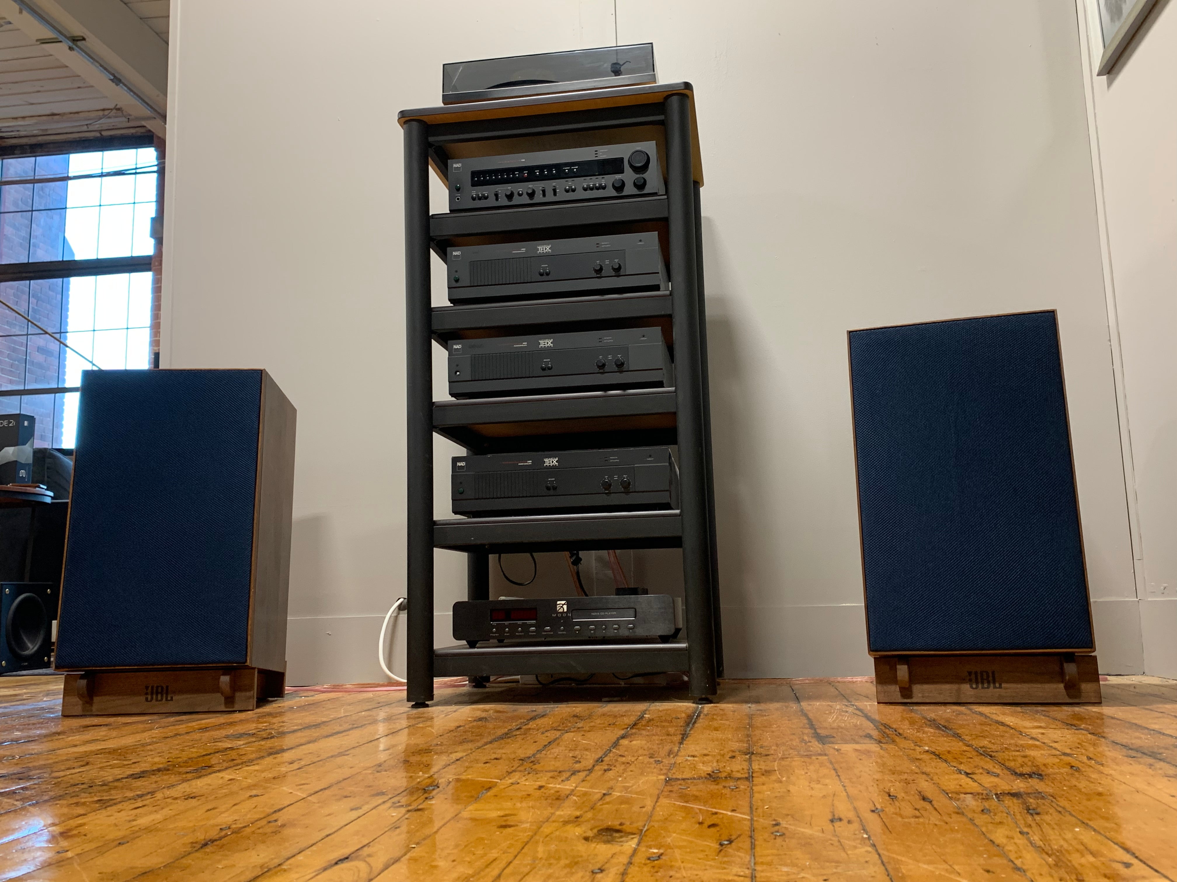 JBL L100 Century Speakers with Stands - SOLD