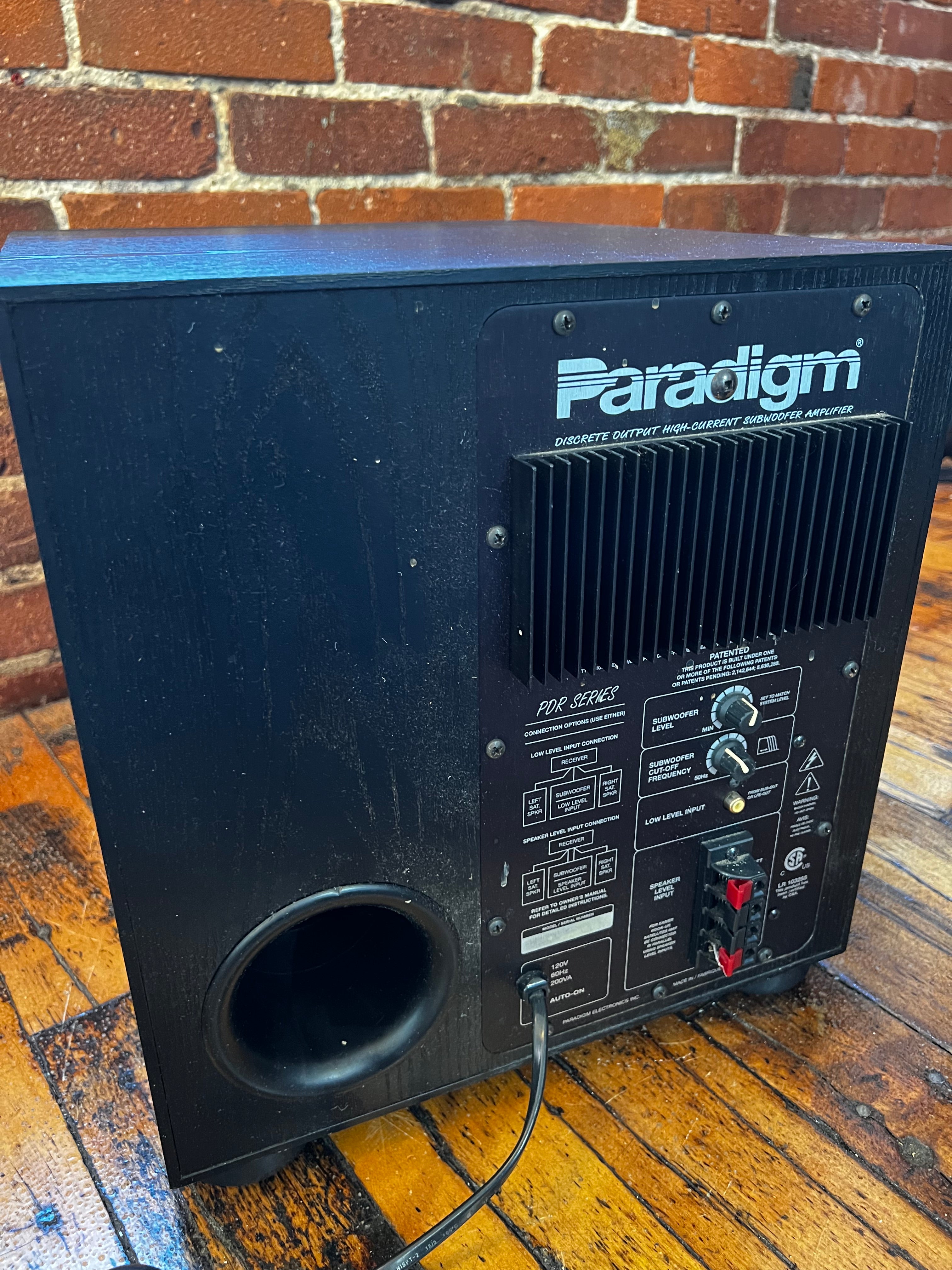Paradigm PDR-10 Powered Subwoofer - SOLD