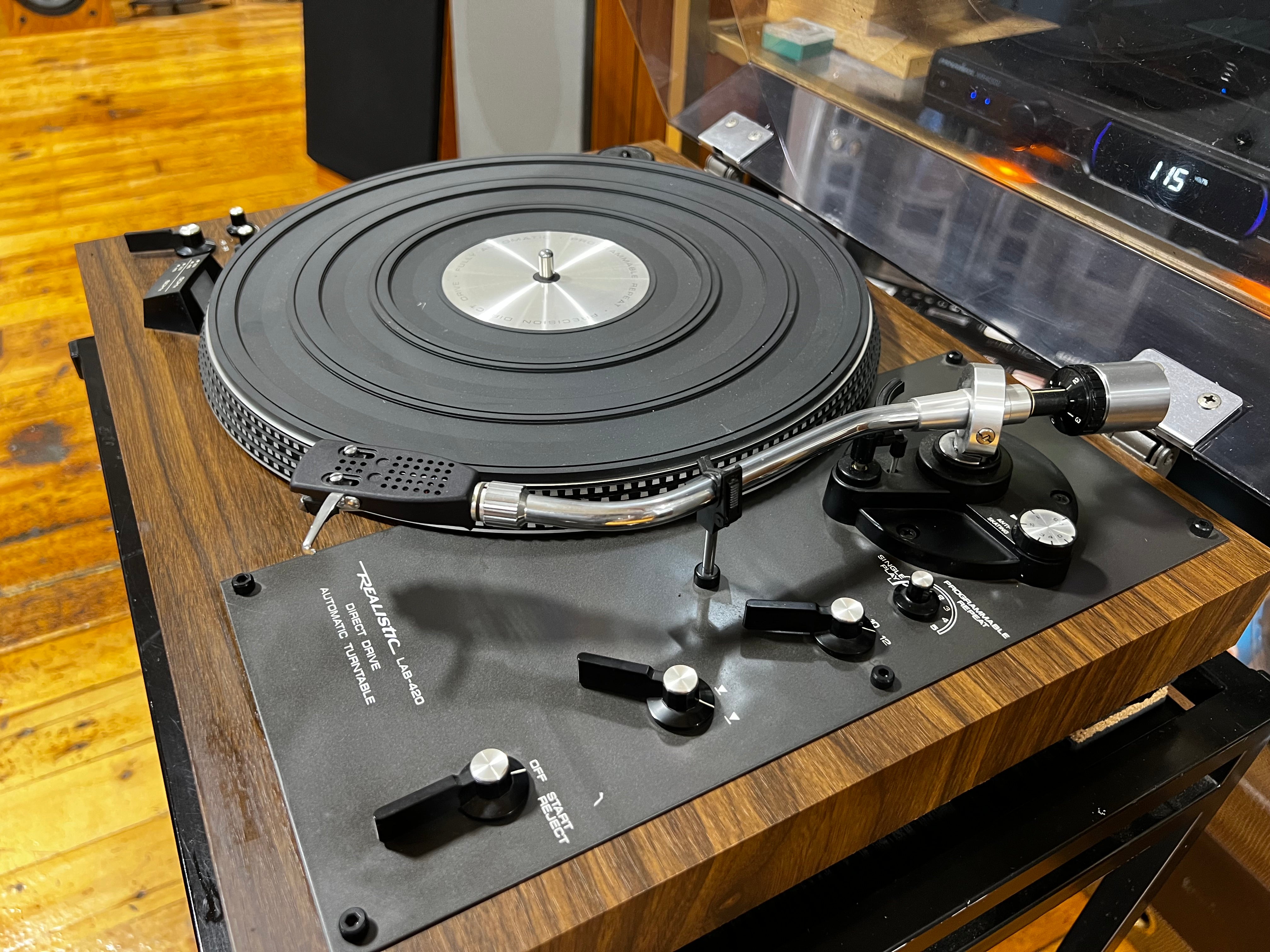 Realistic LAB-420 Turntable, Shure V15 RS Cart