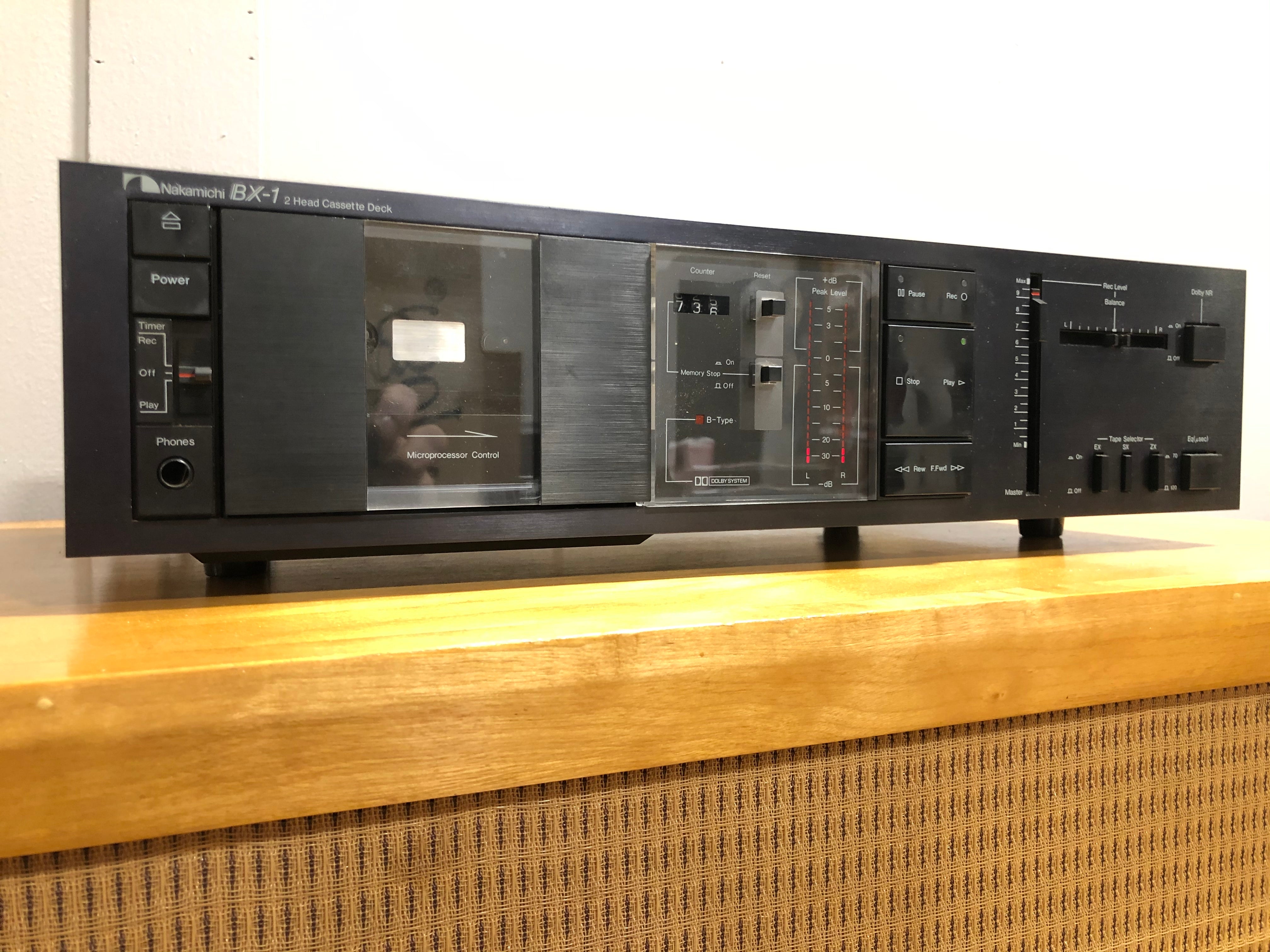 Nakamichi BX-1 Vintage Cassette Deck, Perfect Operation - SOLD