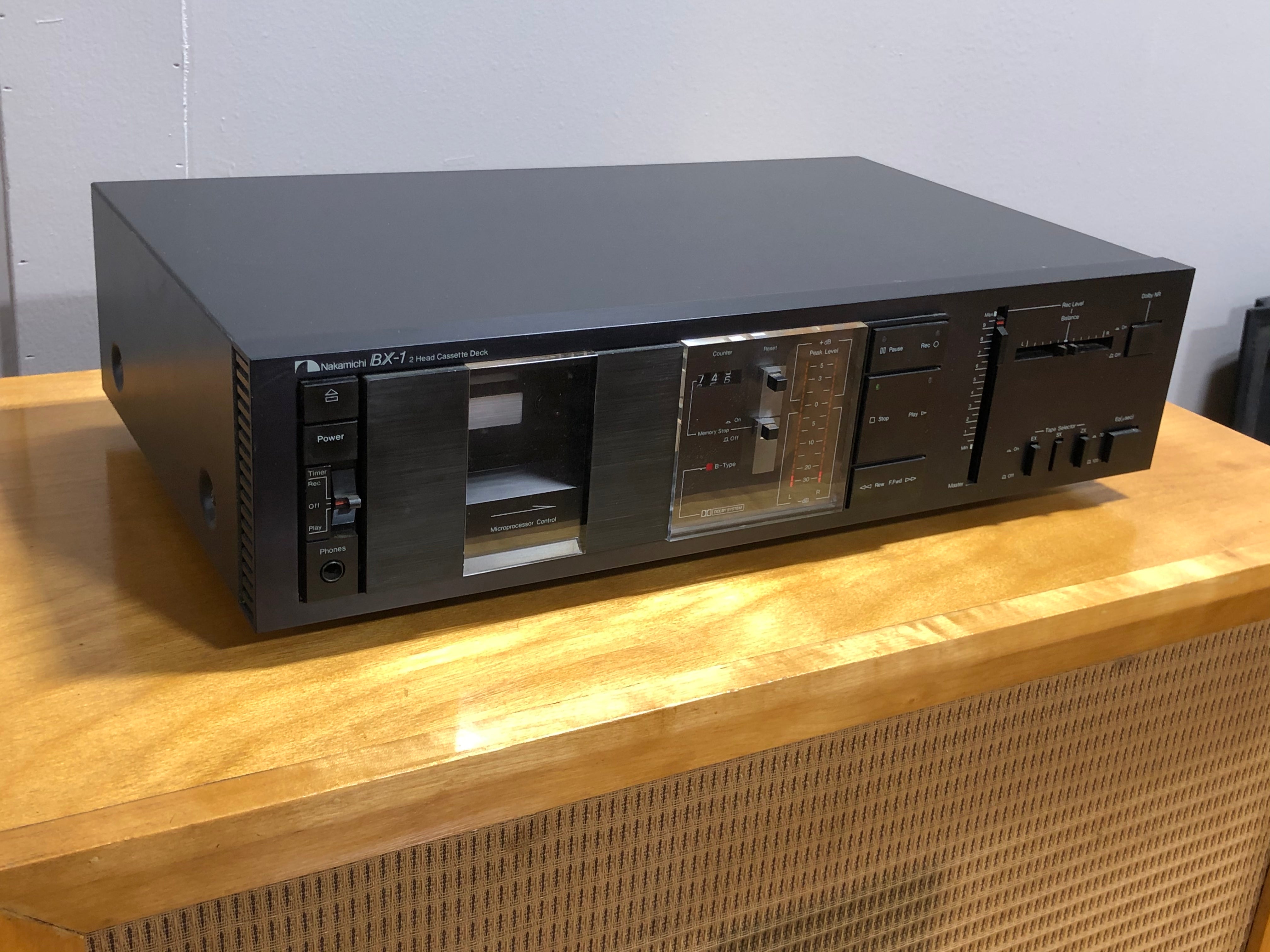 Nakamichi BX-1 Vintage Cassette Deck, Perfect Operation - SOLD
