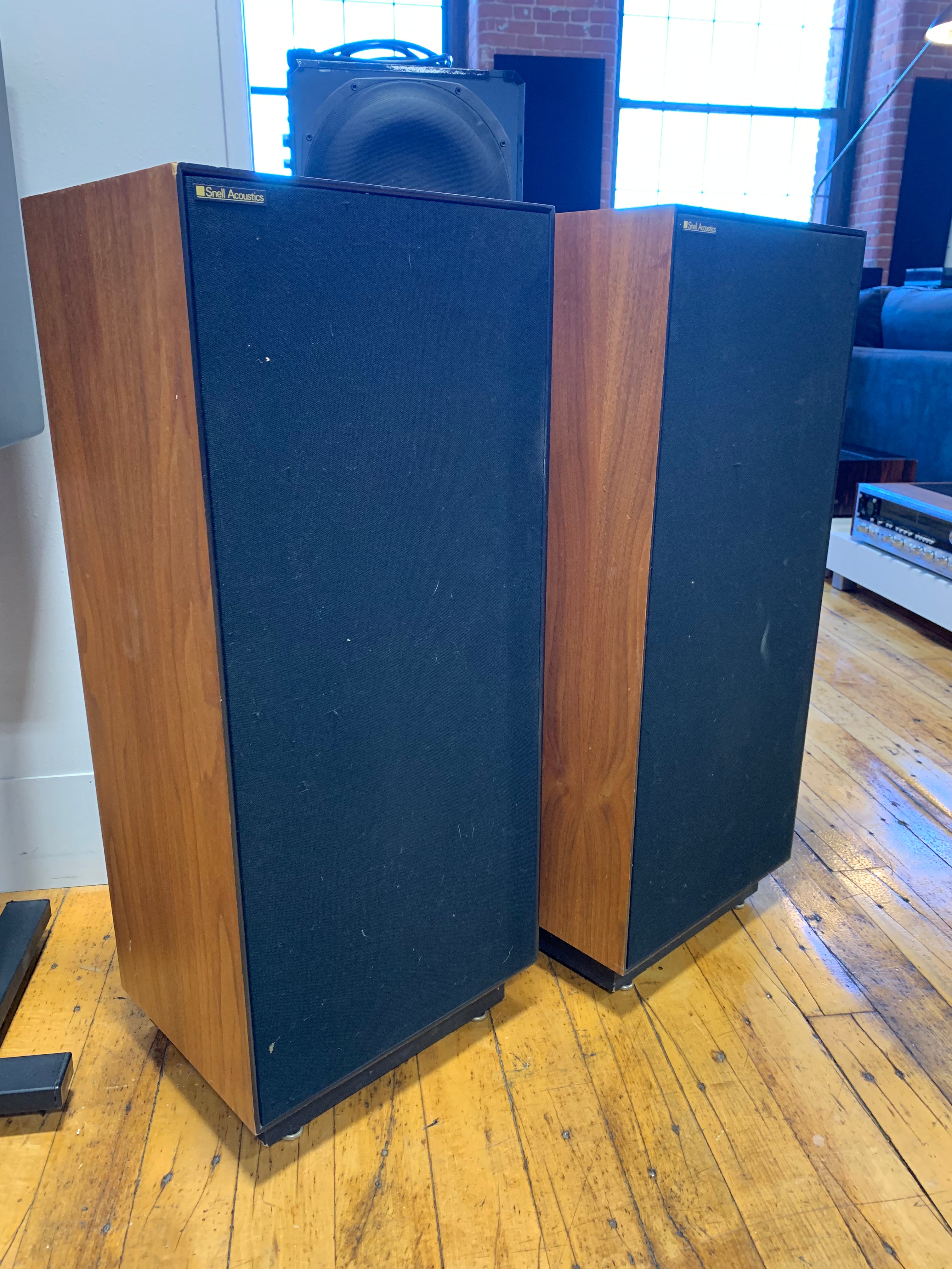 Snell Acoustics Type E Loudspeakers - From Snell Estate - SOLD