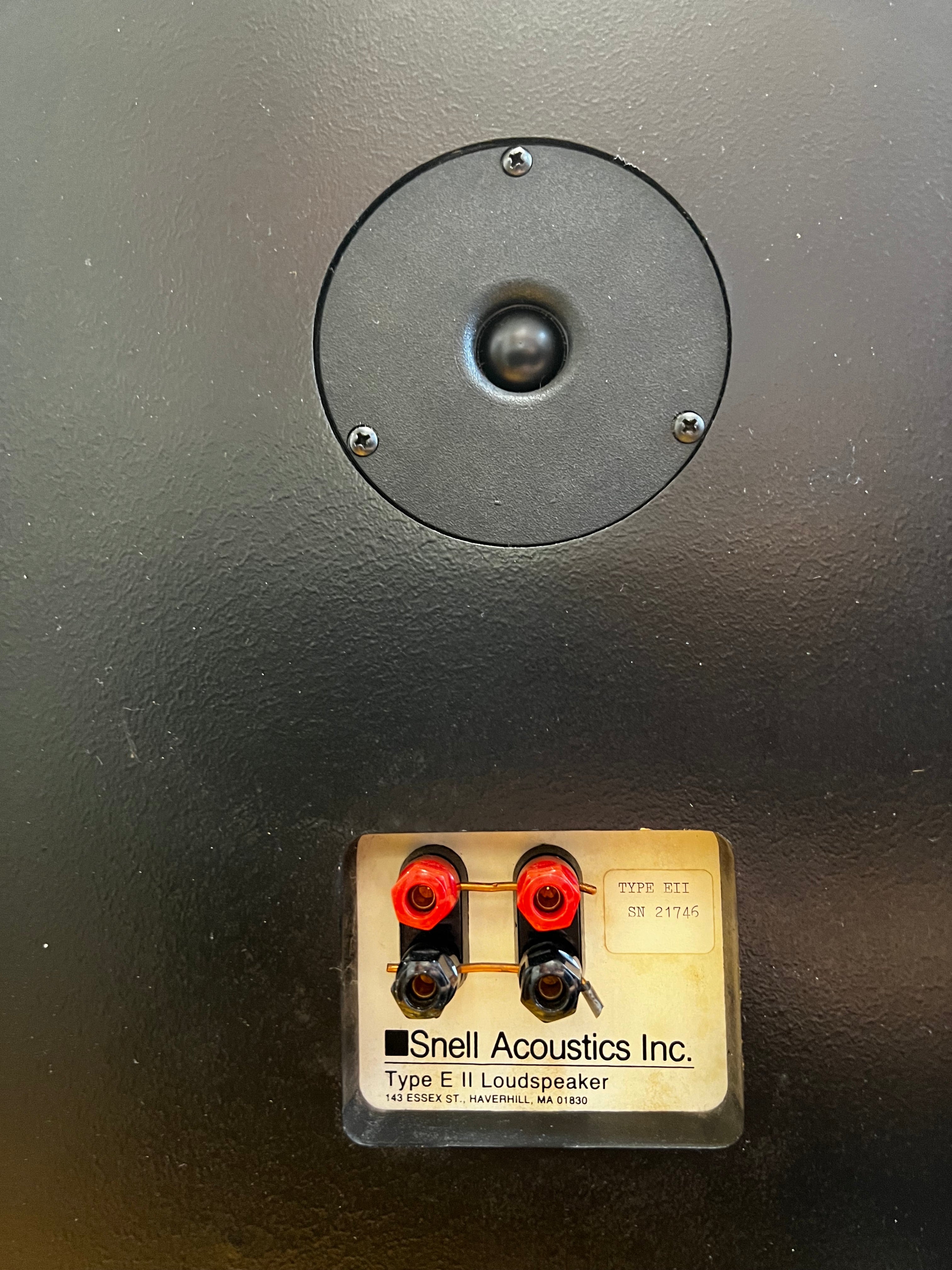 Snell Acoustics Type E-II, Audio Classics in Oak - SOLD