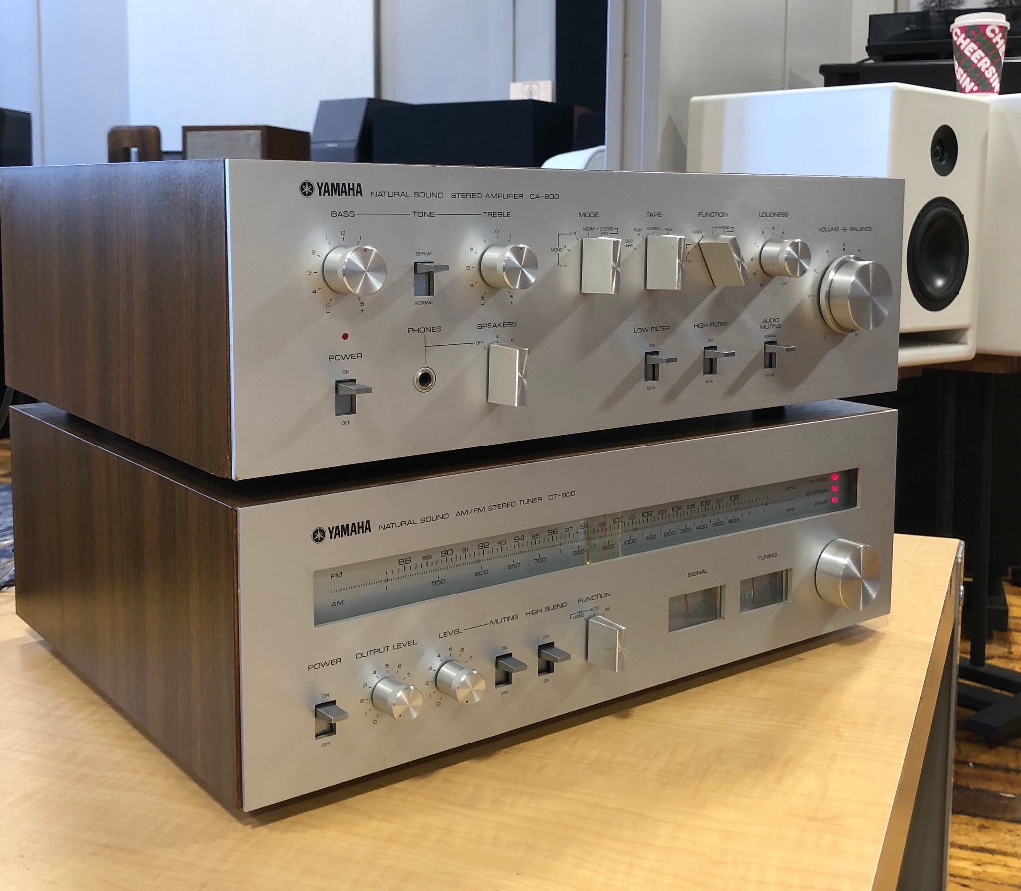 Yamaha CA-600 and CT-800 Vintage Hifi Combo - SOLD – Holt Hill Audio