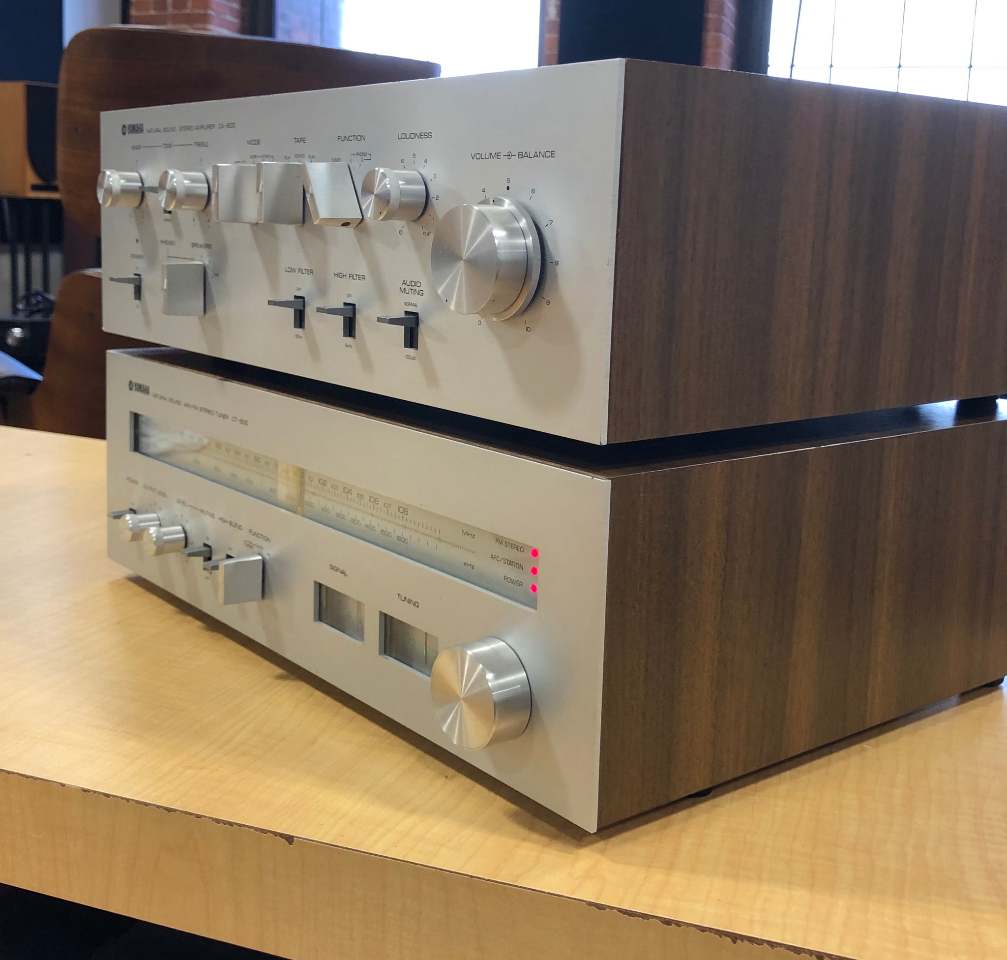 Yamaha CA-600 and CT-800 Vintage Hifi Combo - SOLD – Holt Hill Audio