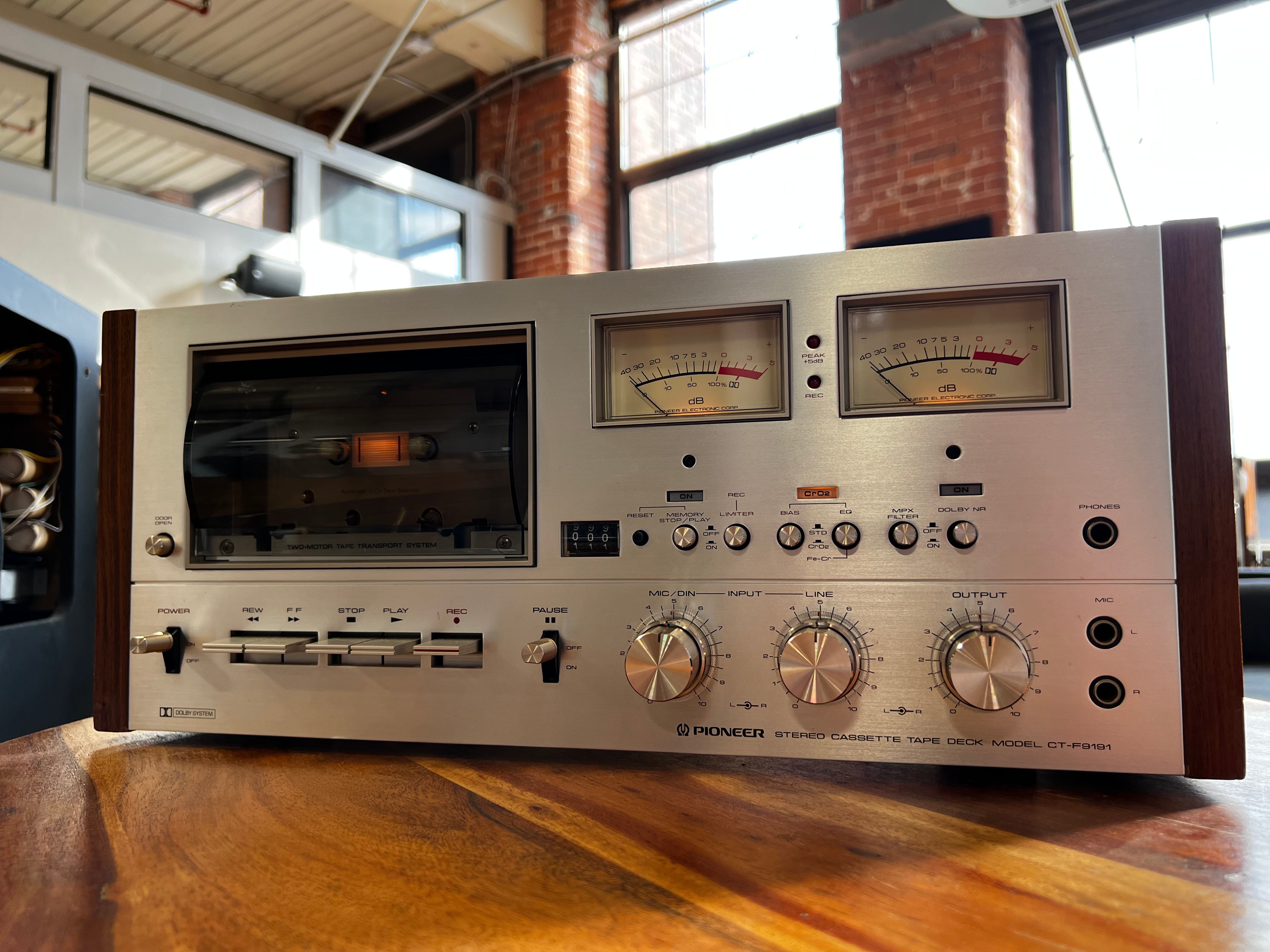 Pioneer CT-F9191 Cassette Player/Recorder – Holt Hill Audio Pioneer CT-F9191 Cassette Player/Recorder – Holt Hill Audio