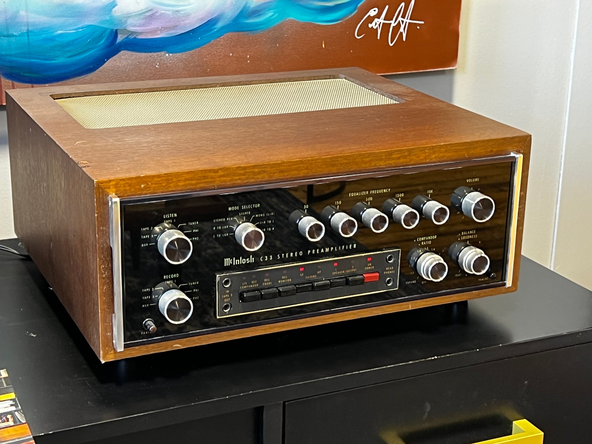 アンプ mcintosh c33 McIntosh C33 2-Channel Solid State Preamplifier