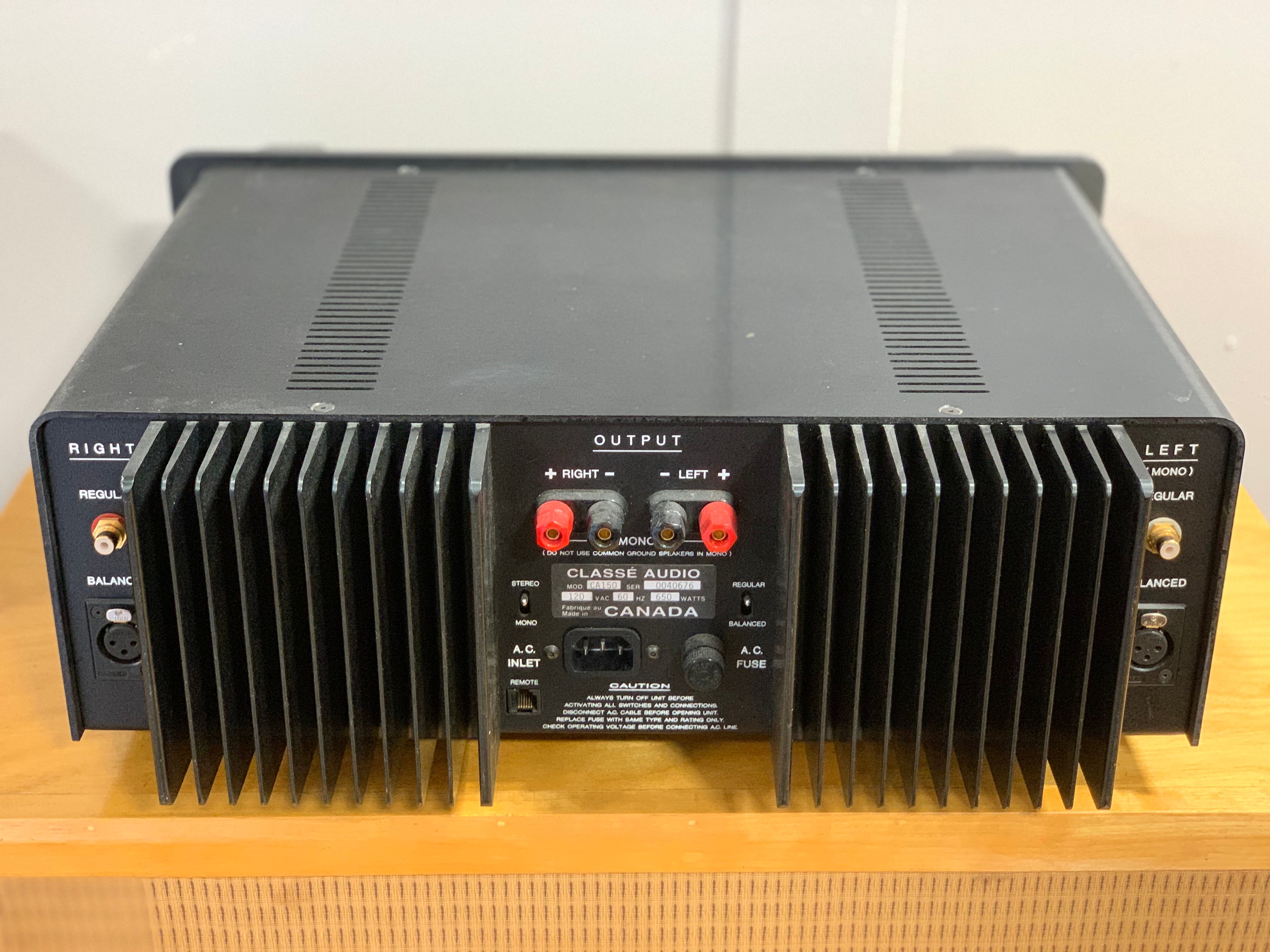 Classé Audio CA-150 Power Amplifier - SOLD