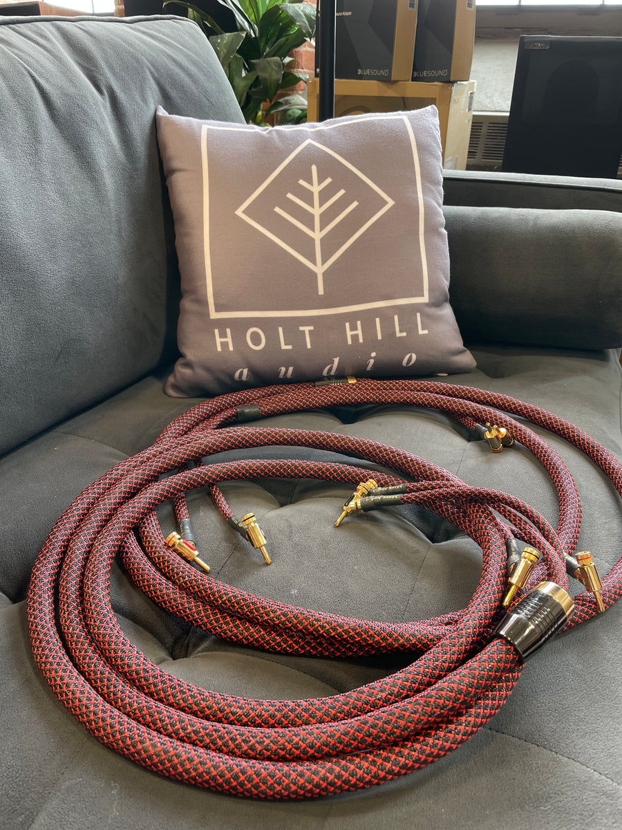 Maze Audio, 10' Reference Series Speaker Cables w/Locking Hubs & Jumpe