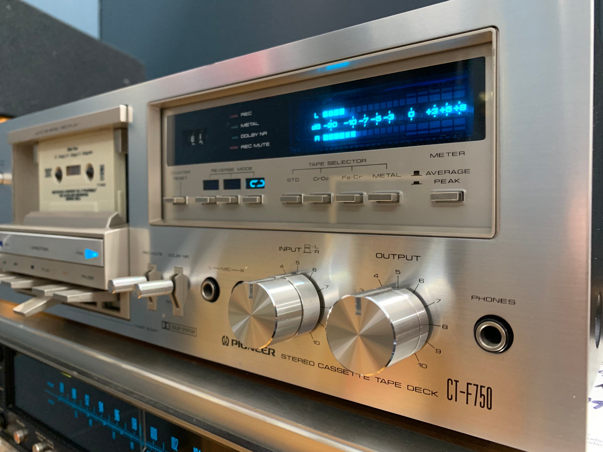 Pioneer CT-F750 Auto Reverse Cassette Deck - SOLD – Holt Hill Audio