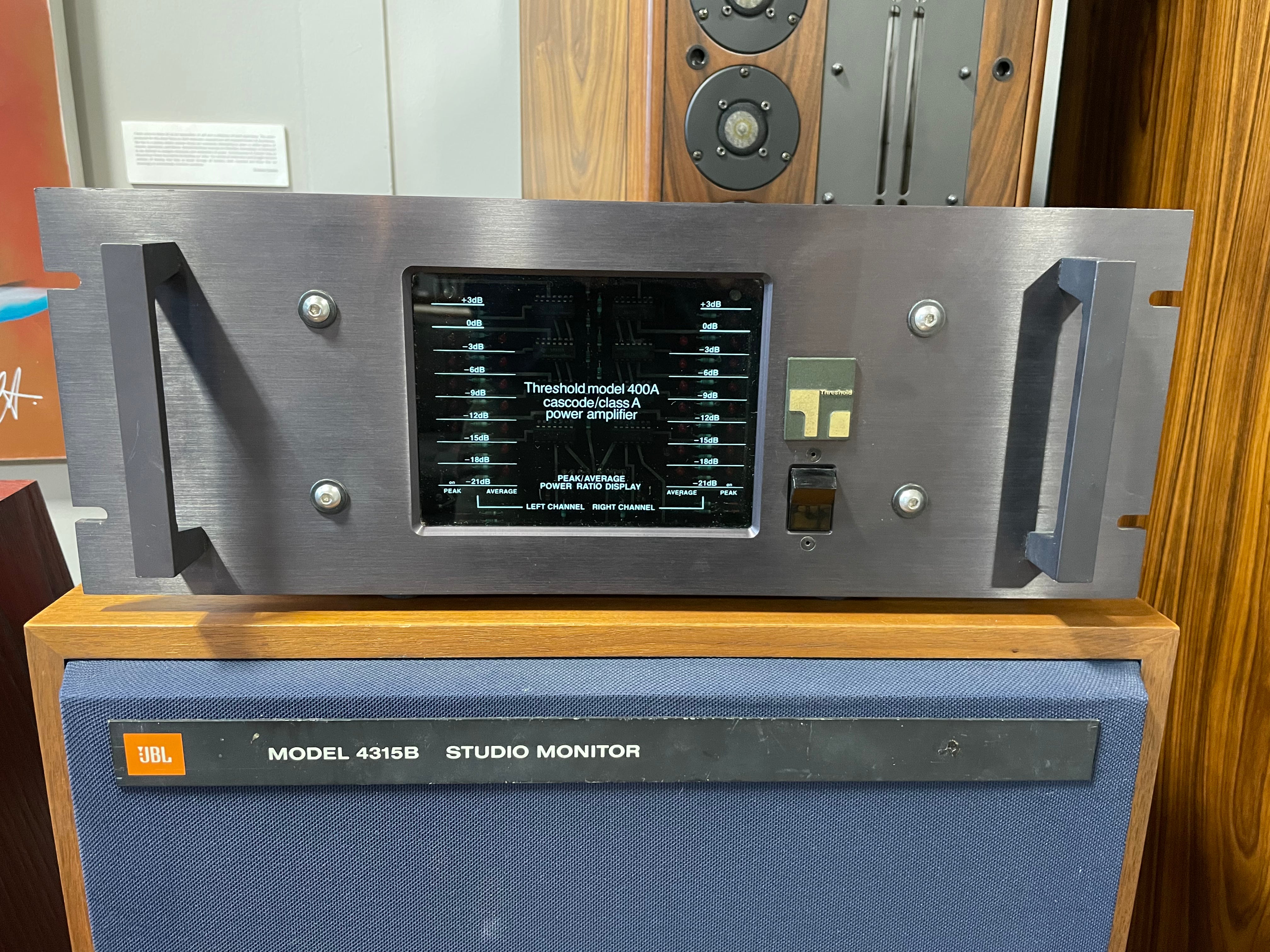 Threshold 400A, Class-A Power Amplifier - "American Muscle"