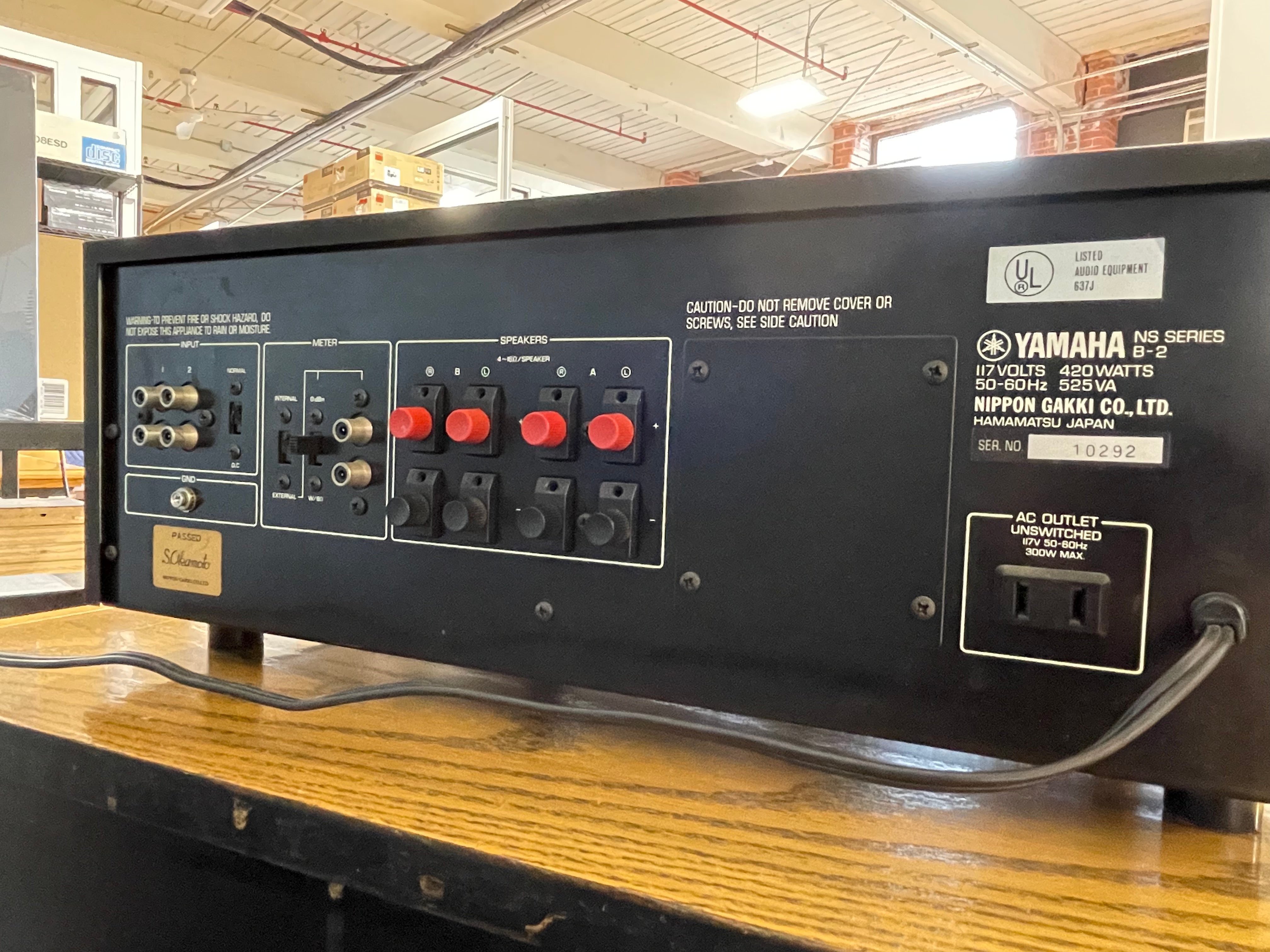 Yamaha B-2 Power Amplifier - SOLD