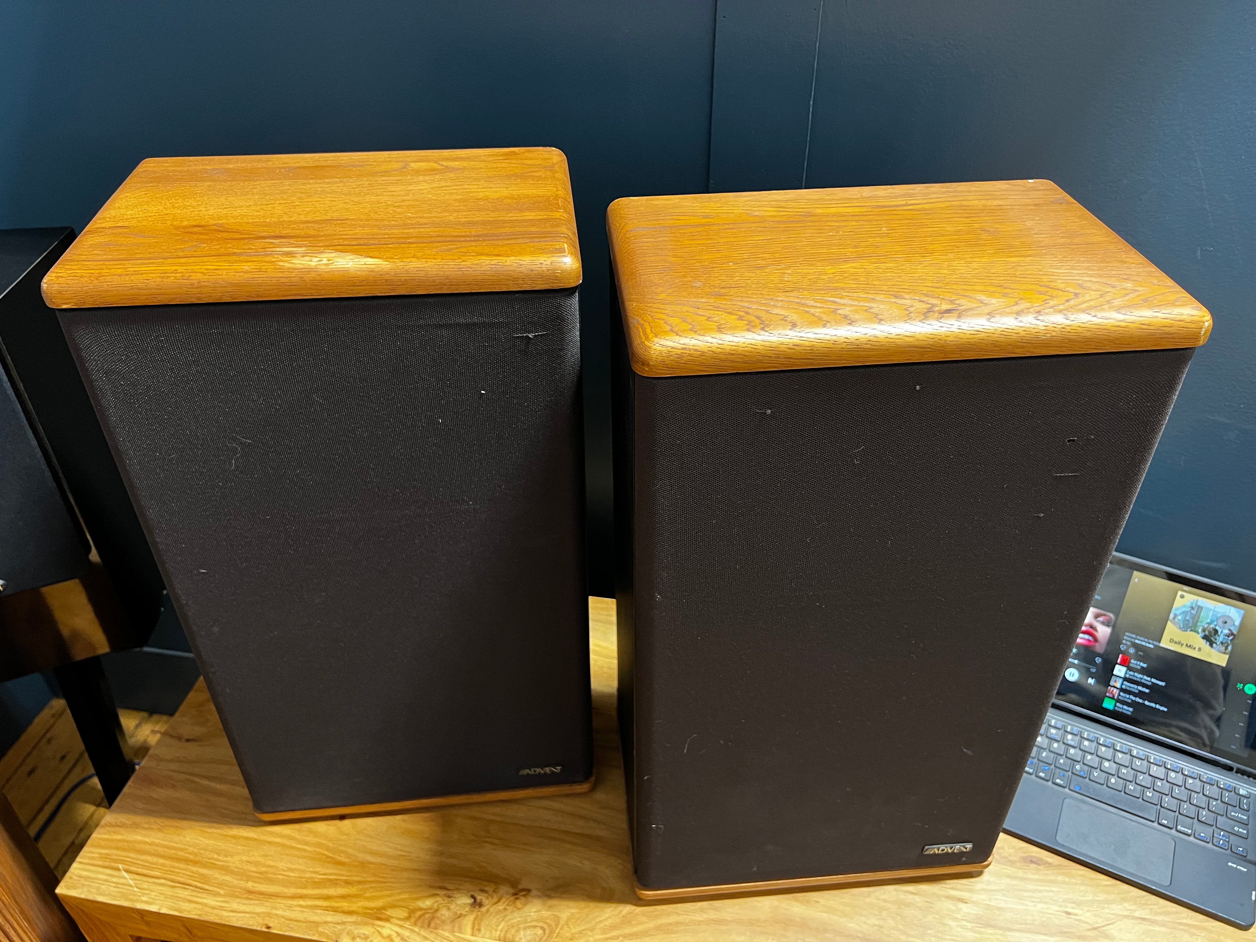 Advent Prodigy II, Bookshelf Speakers with 80s Punch - SOLD