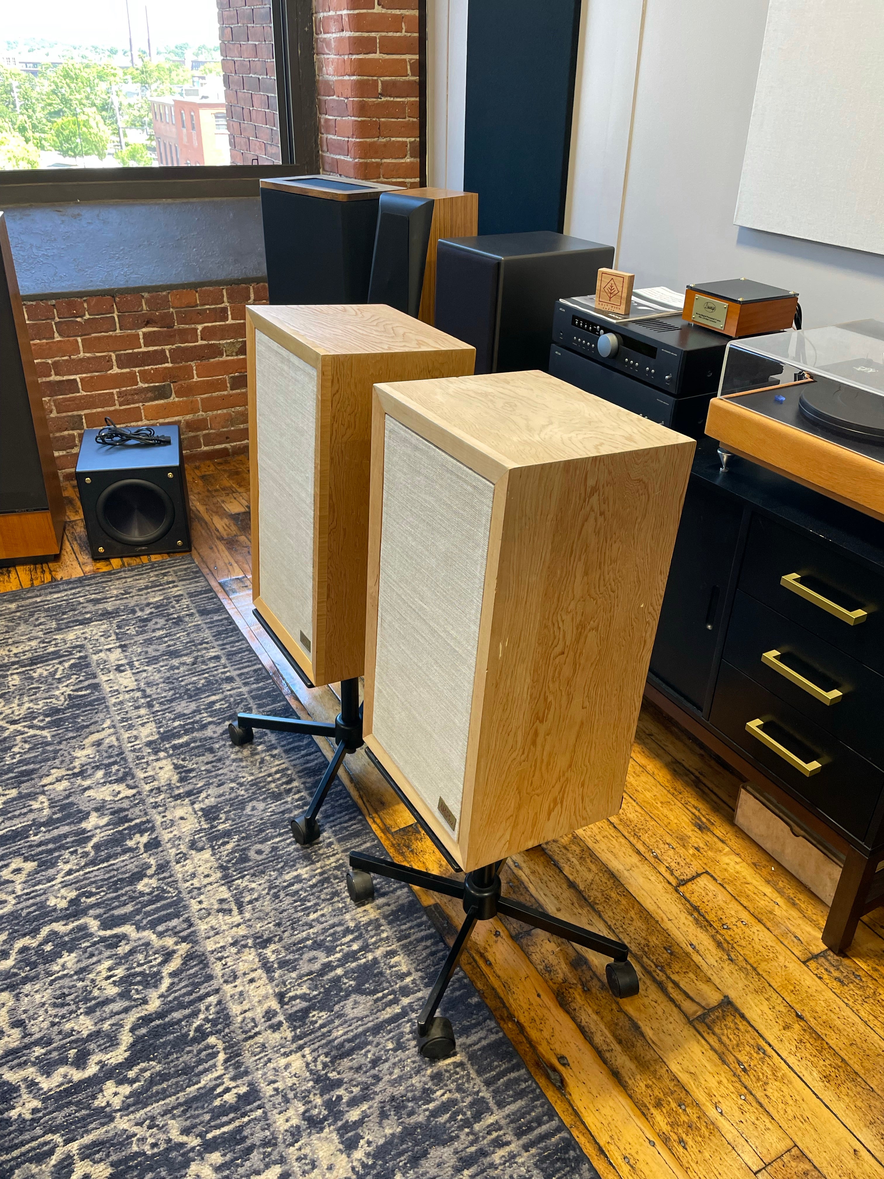 Acoustic Research AR3a Pine "Utility" Cabinets - SOLD