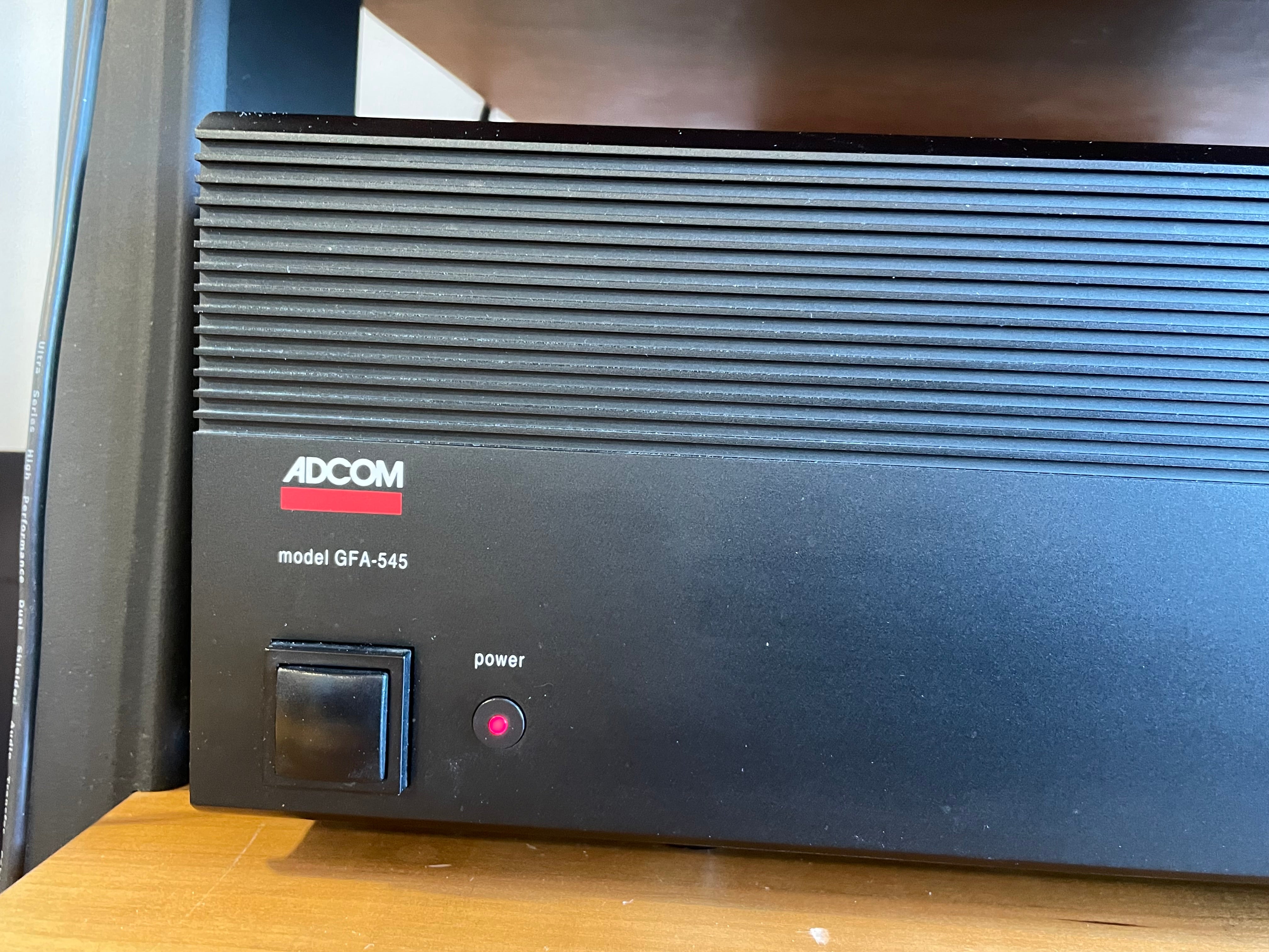 Adcom GTP-500 Tuner Preamp & GFA-545 Power Amp, "Quality Stack" - SOLD
