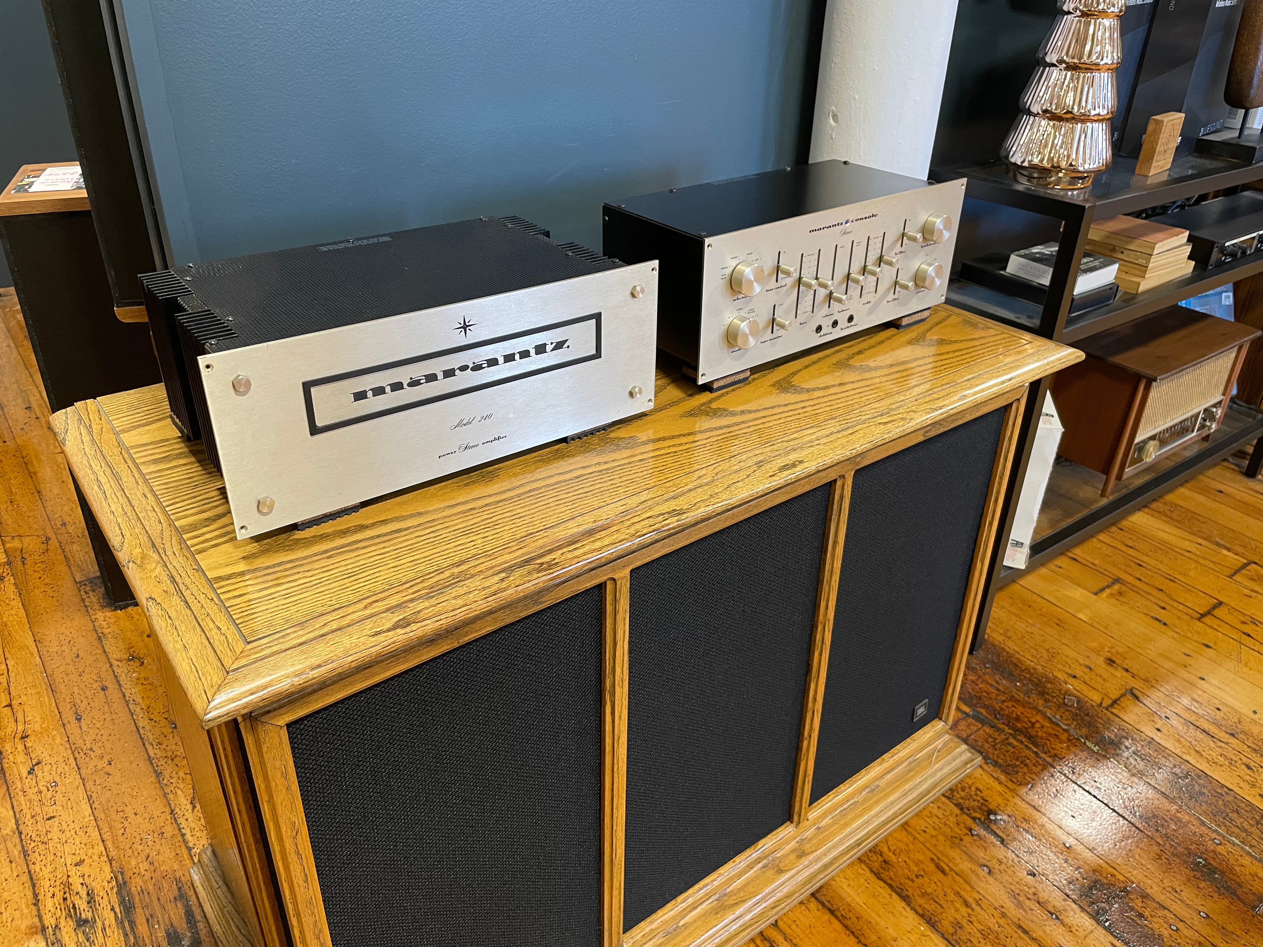 Marantz, Stereo 240 & Stereo Console 33 Power/Preamp Pair - "Fabulous In Every Way"