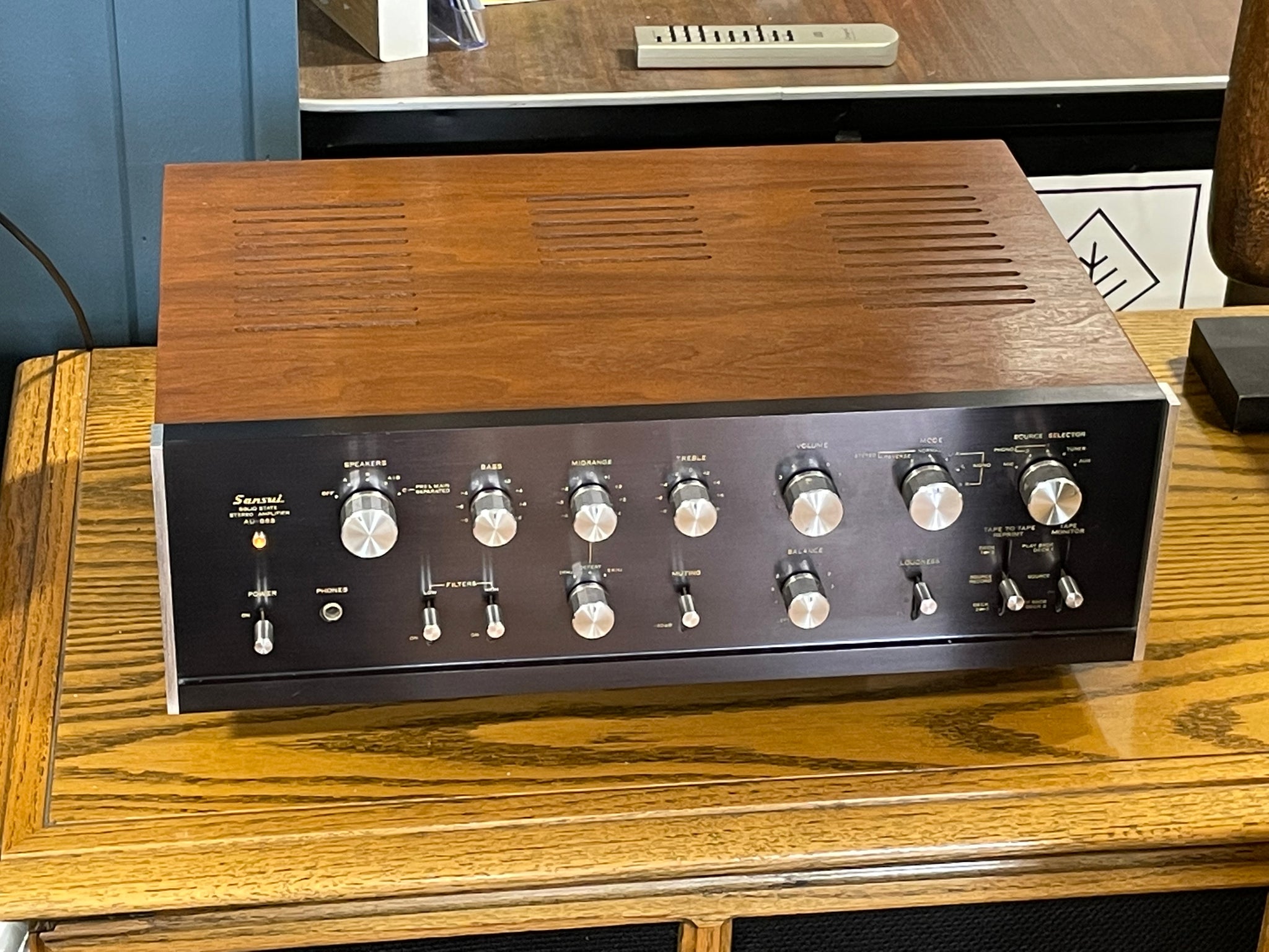 【名機】 Sansui AU-888 プリメインアンプ 動作確認済 ヴィンテージ Sansui AU-888 Integrated Amplifier -