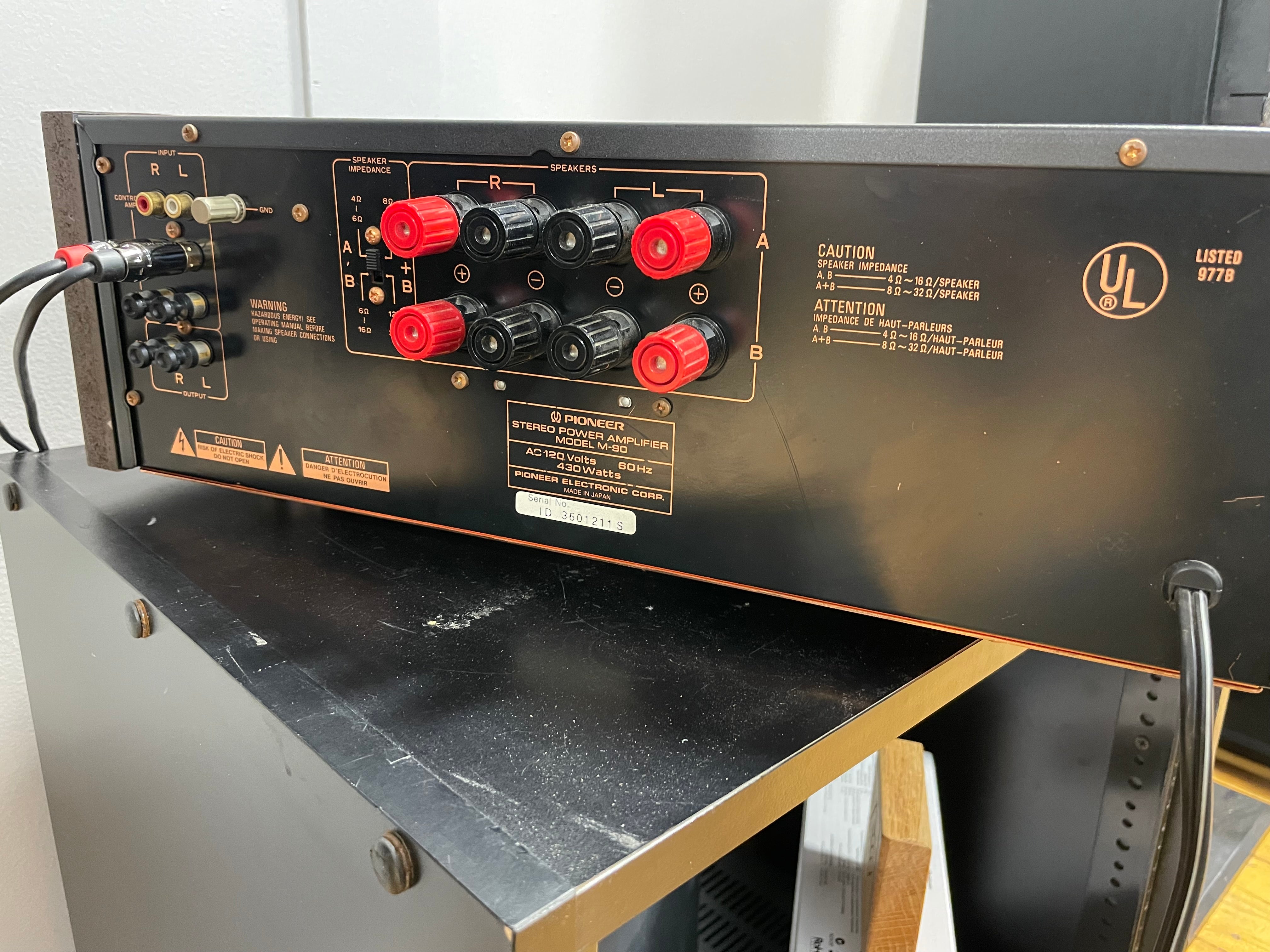 Pioneer M-90 Reference Power Amplifier - SOLD