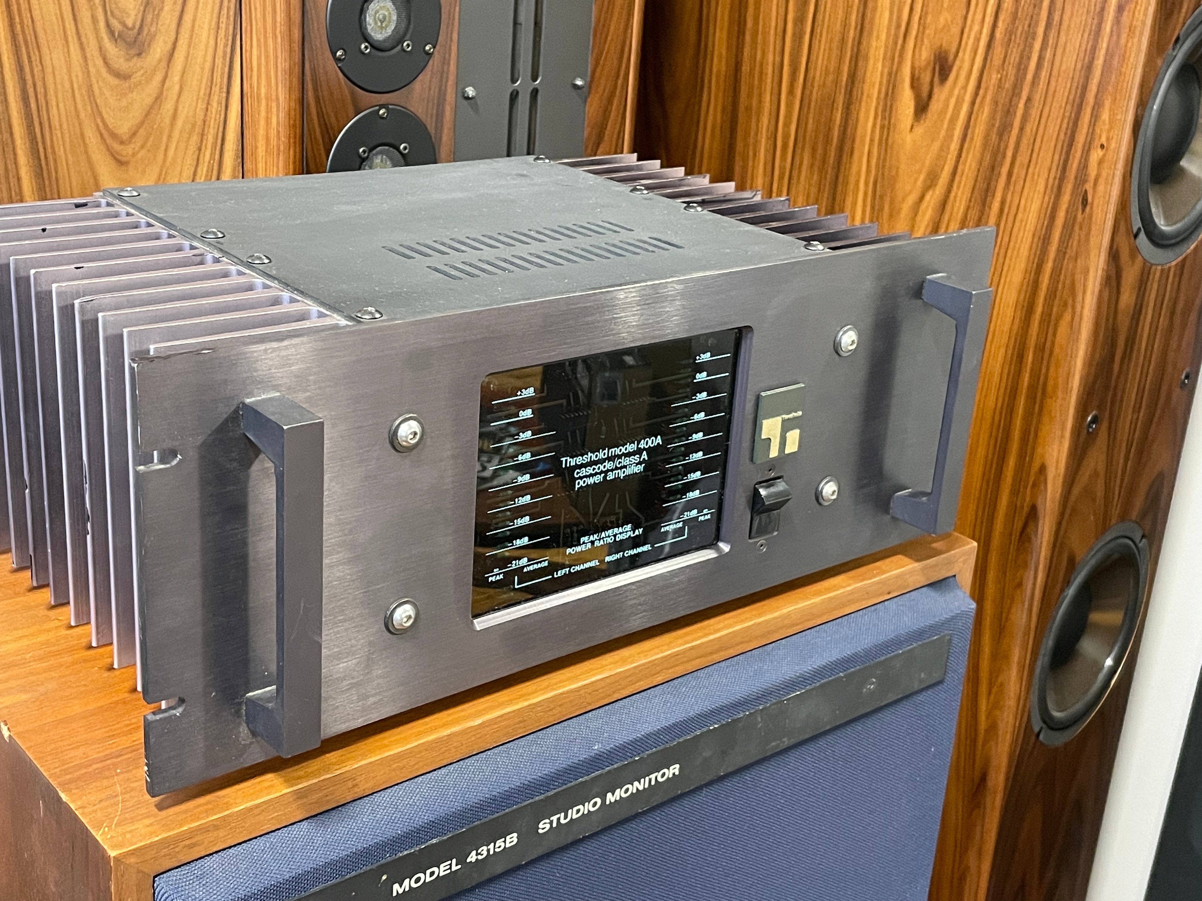 Threshold 400A, Class-A Power Amplifier - "American Muscle"