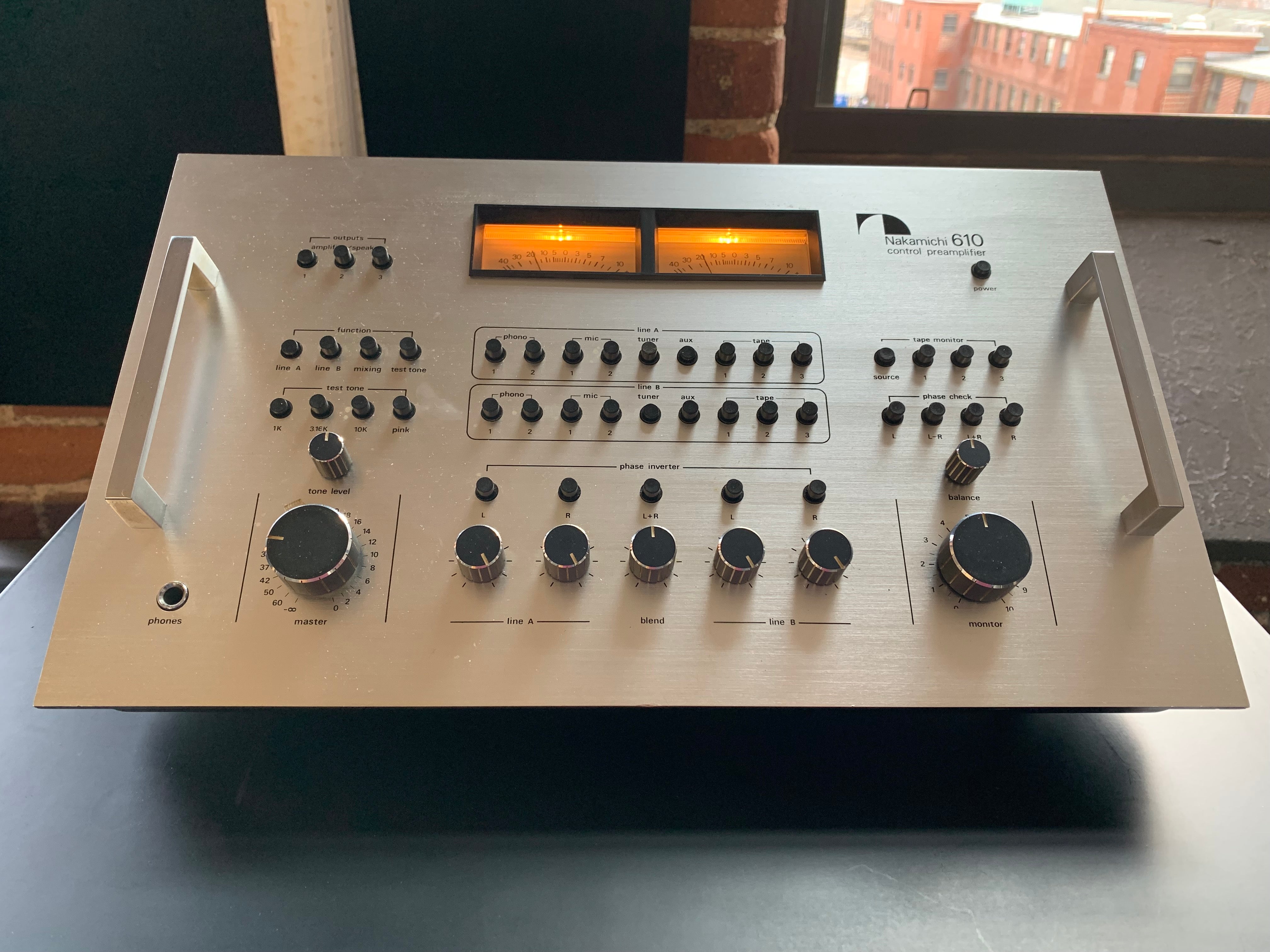 Nakamichi 610 Control Preamplifier/Mixer - SOLD – Holt Hill Audio