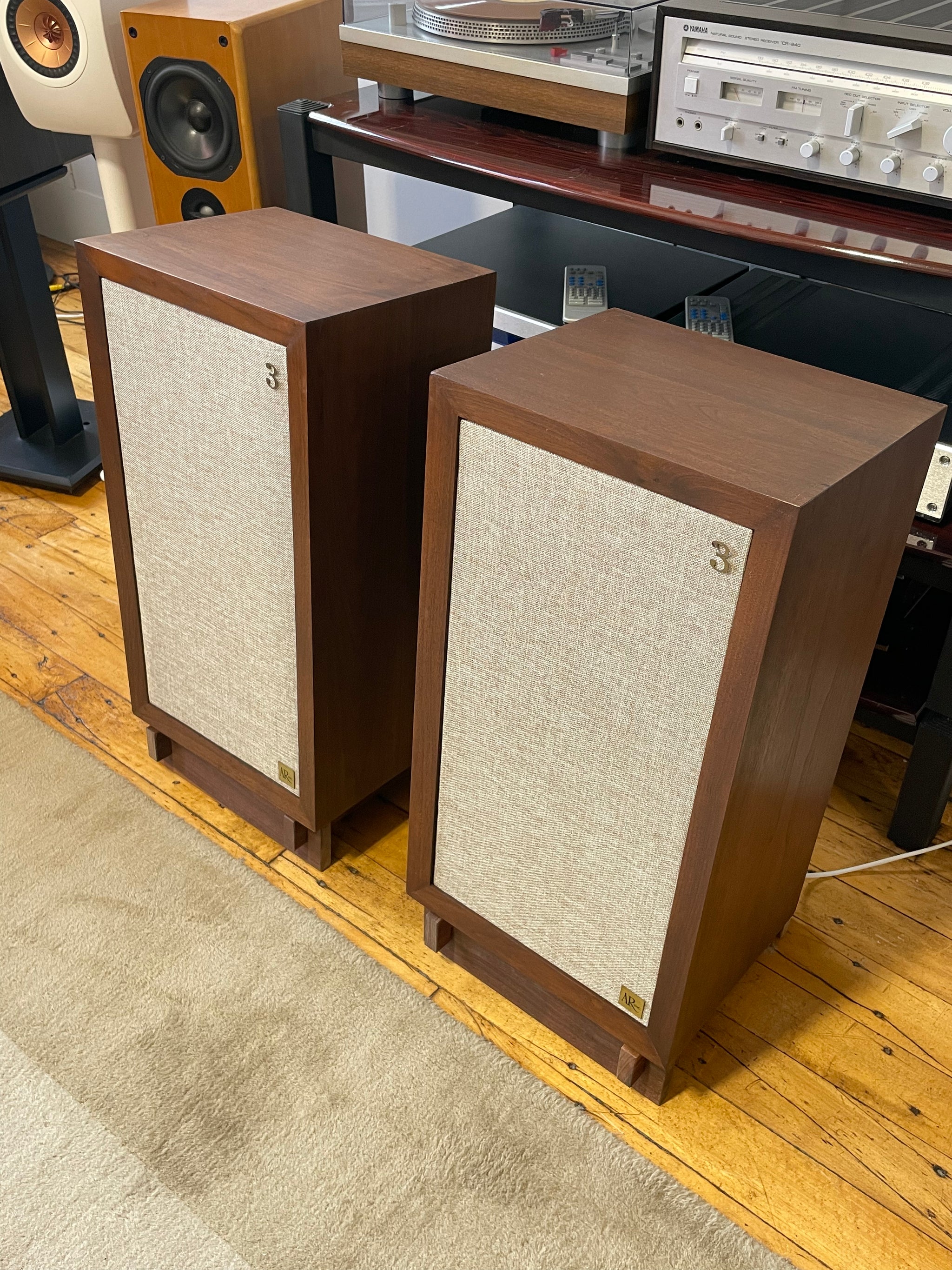 Paire De Woofers AR Acoustic Research 200035-0 (8") Pour AR93 - À Ressusciter (mousse à Changer)