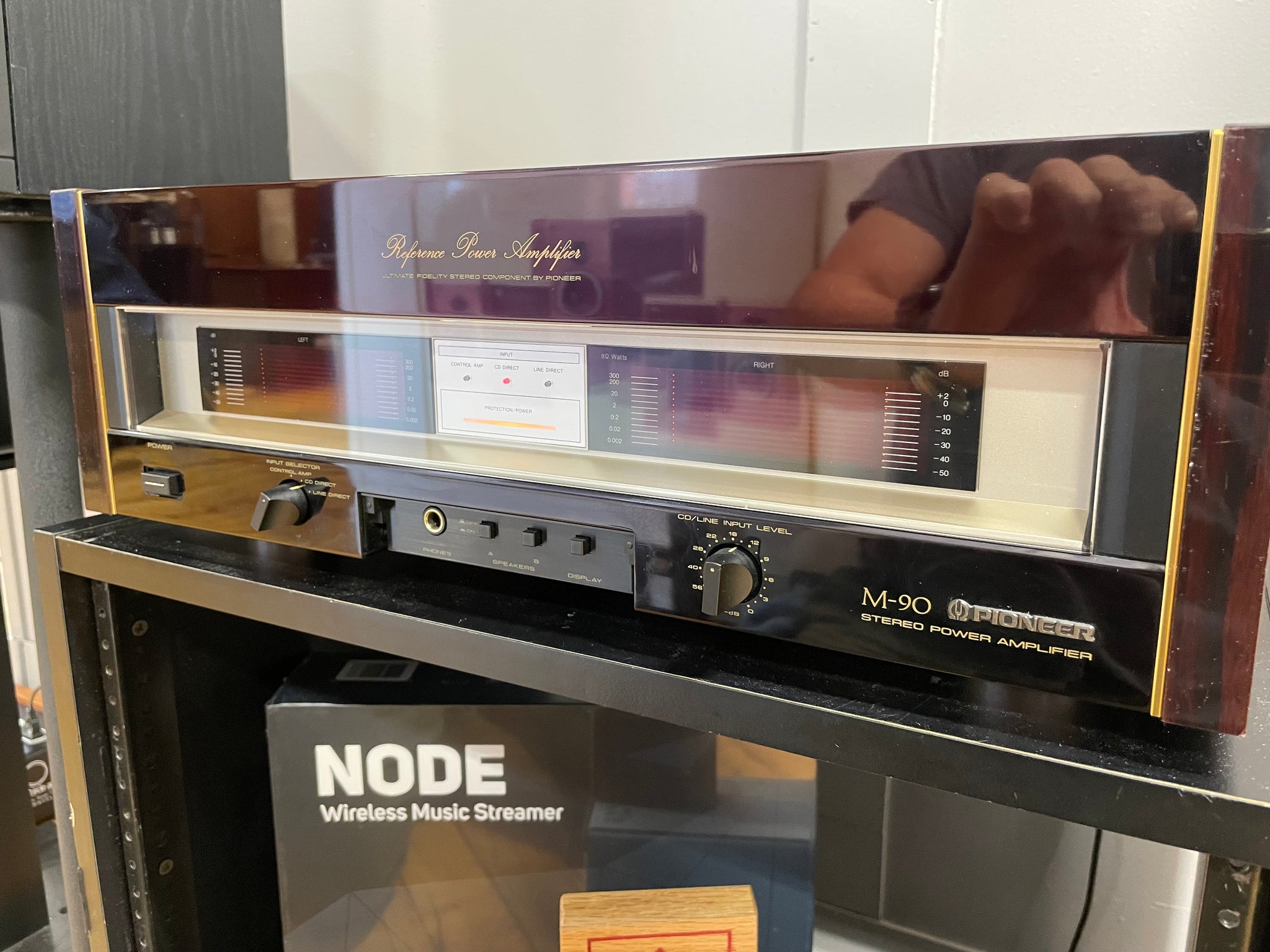 アンプ POWER AMPLIFIER Pioneer M-90a PIONEER M-90a Stereo Power Amplifier AC100V 50Hz/60Hz