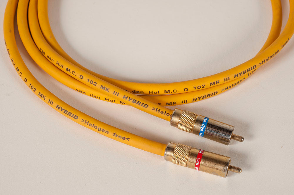 Van Den Hul Hybrid M.C.D. 102 Mk III Stereo Interconnect Cables, Like New - SOLD